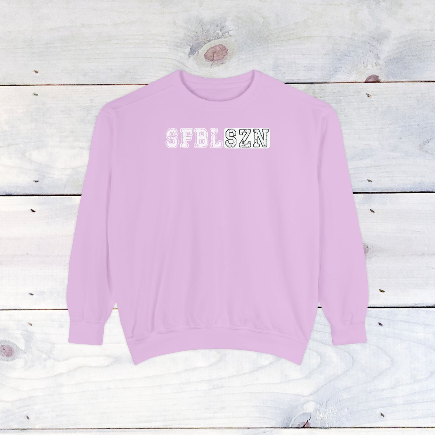 Softball Season Custom Comfort Colors Sweater