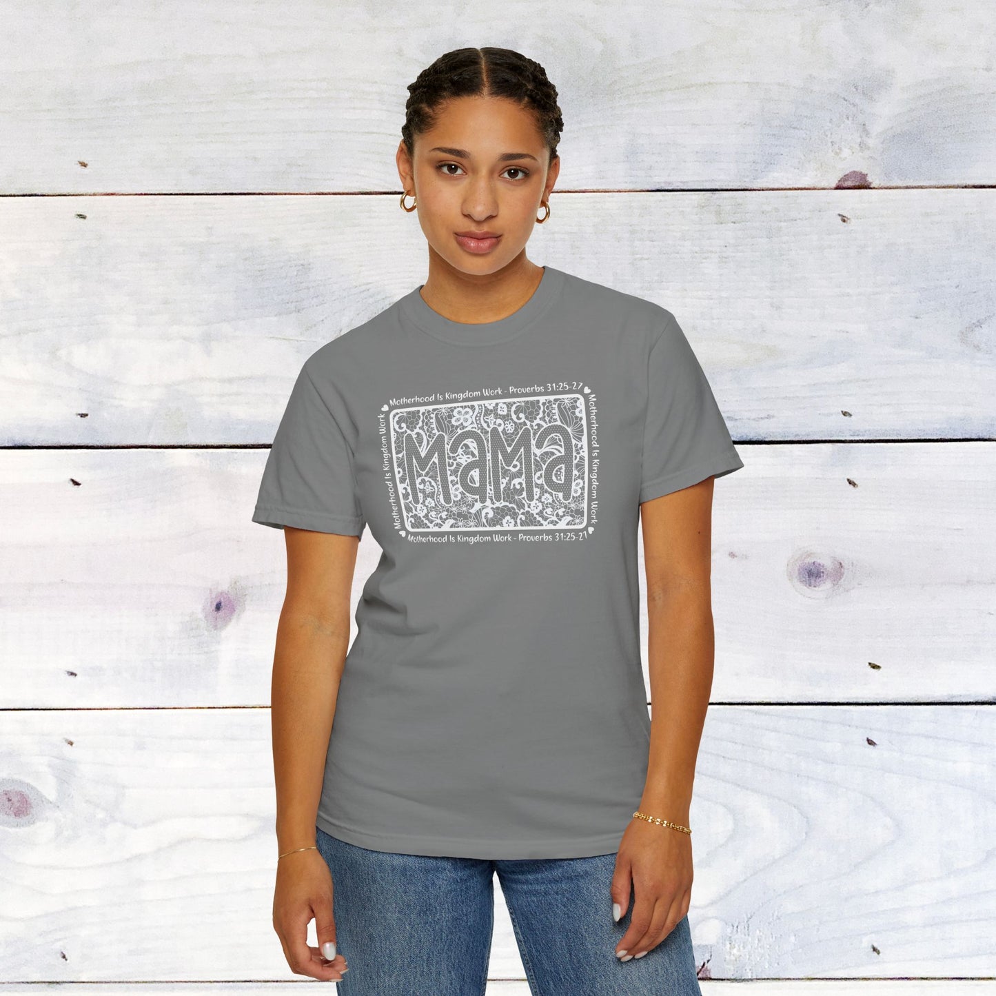 Mama Lace Comfort Colors Unisex Shirt