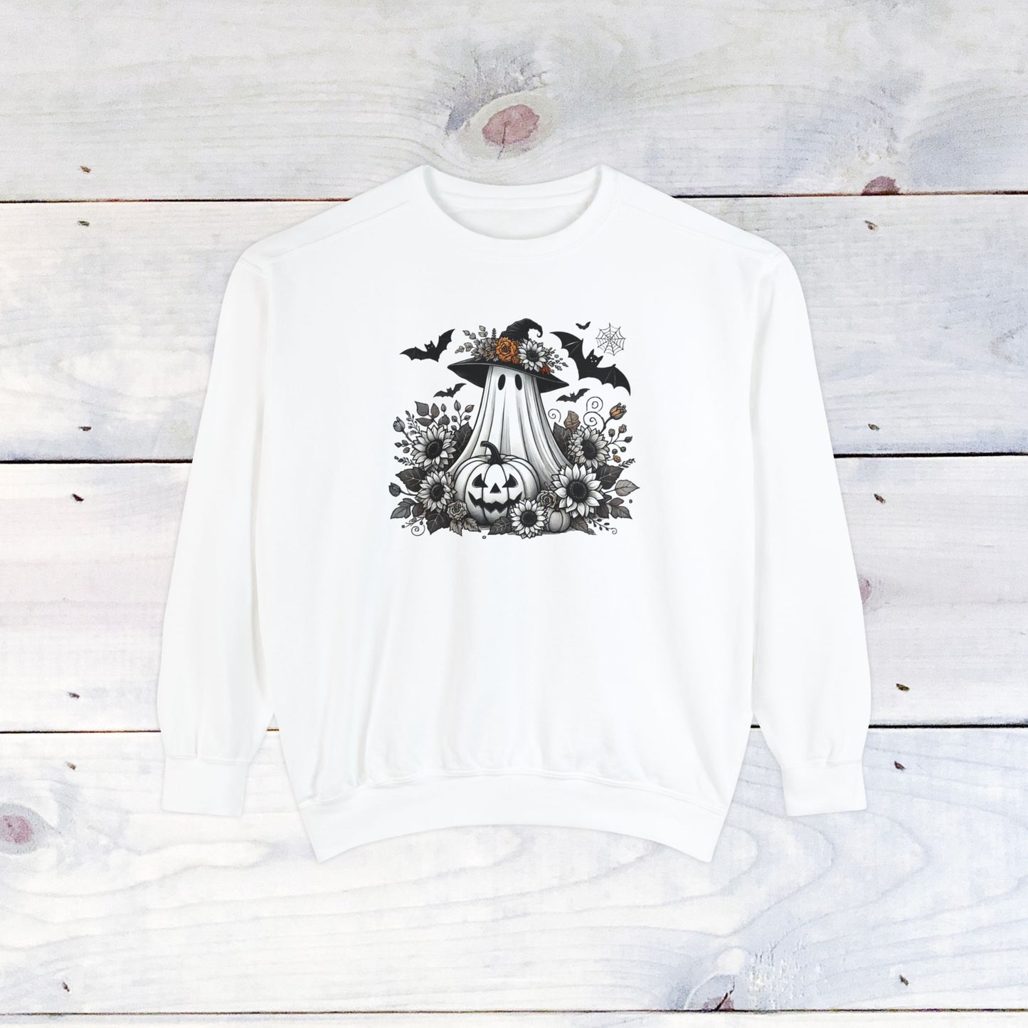 Groovy Ghost Comfort Colors Sweater