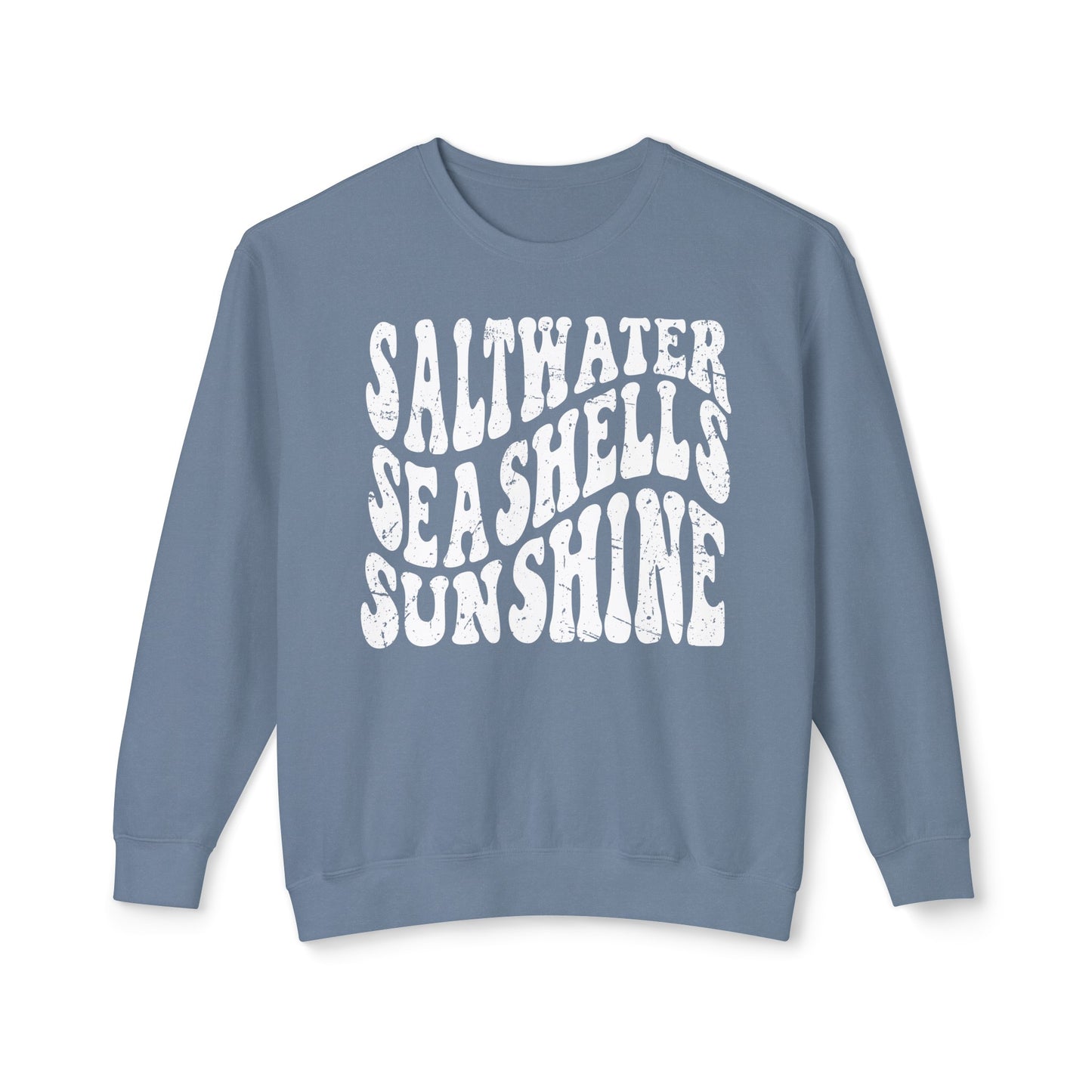 Sunshine, Seashells, Saltwater Comfort Colors Sweater