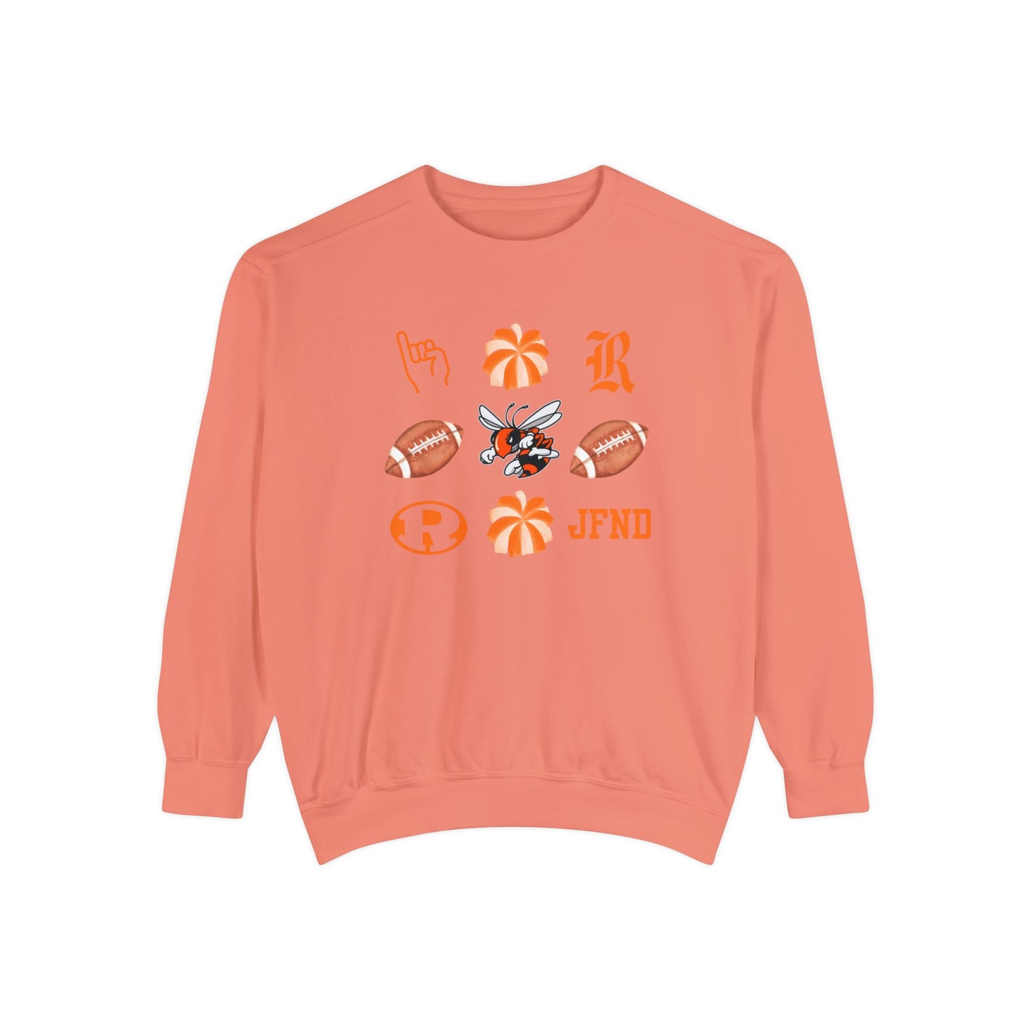 Jackets Poms & Footballs Comfort Colors Sweater