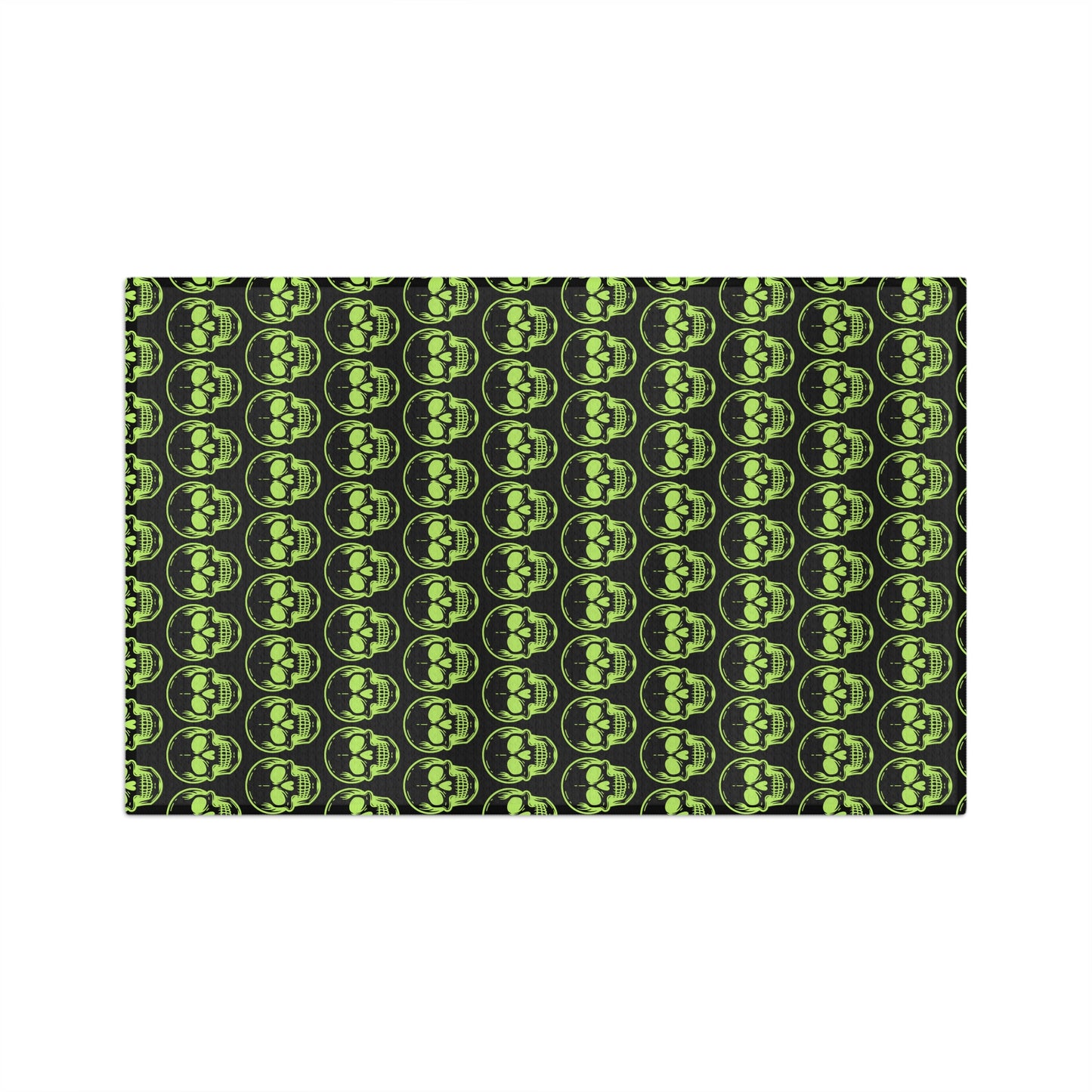 Green Skull Microfiber Tea Towel