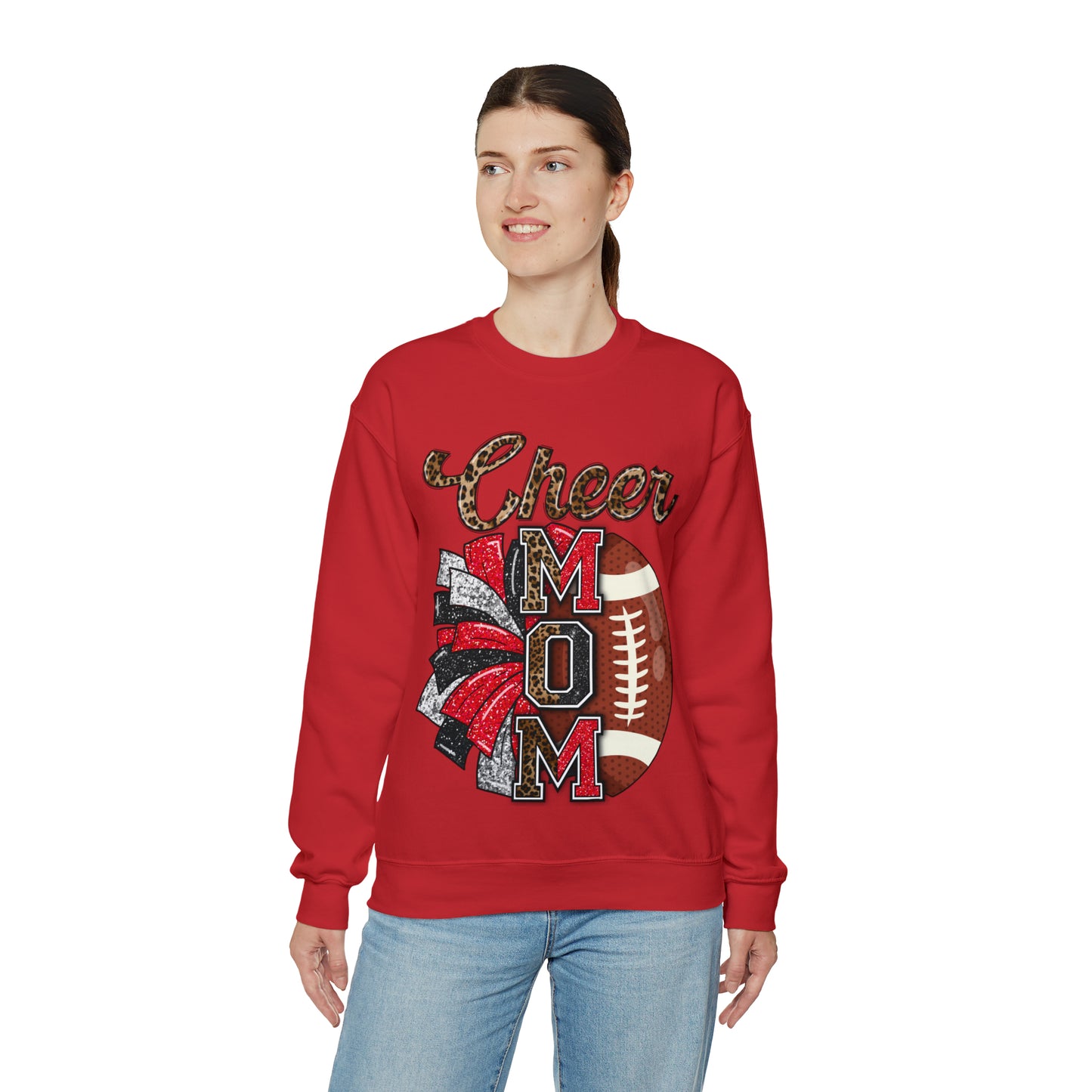 Cheer Mom Glitz Front Sweater