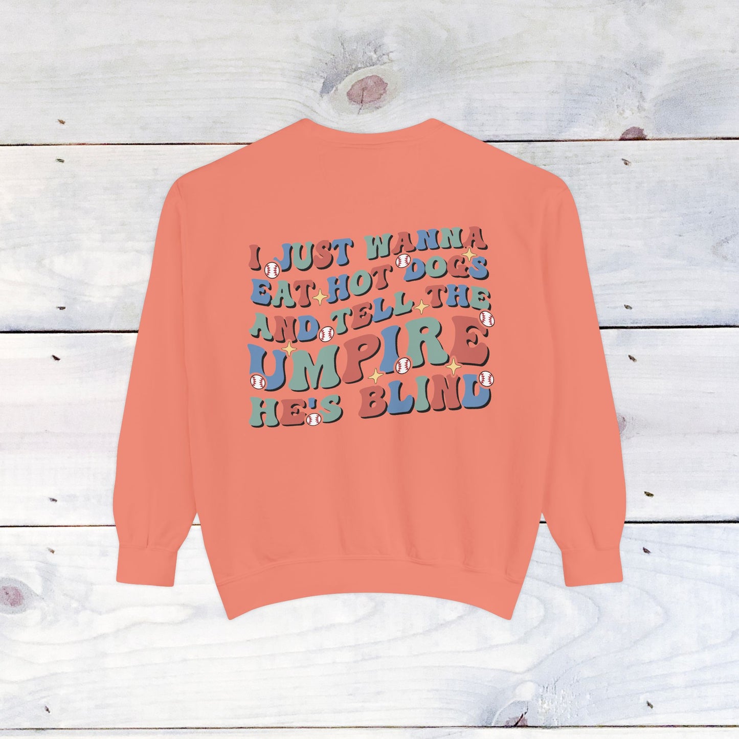 Baseball Mom Comfort Color Sweatshirt