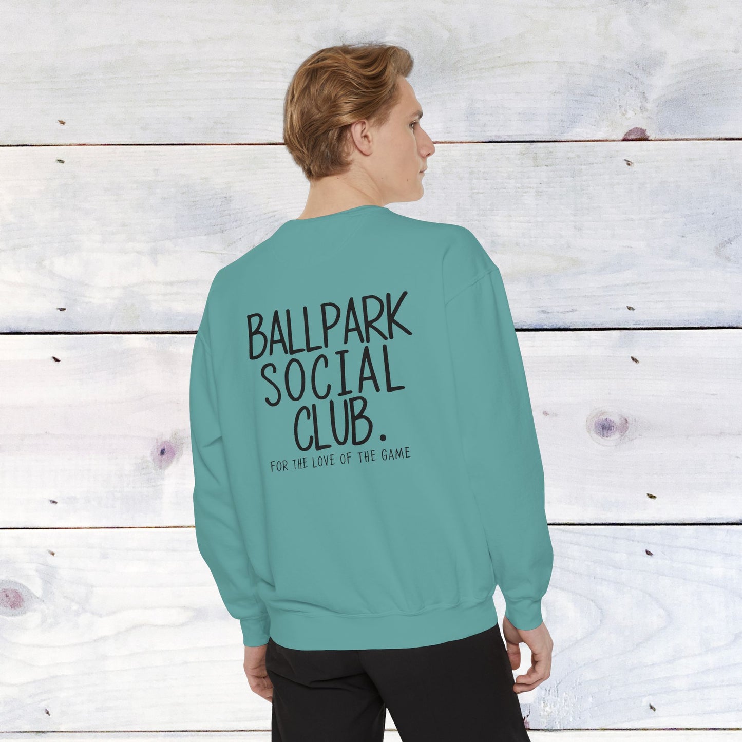 Ballpark Social Club Comfort Color Sweatshirt Black