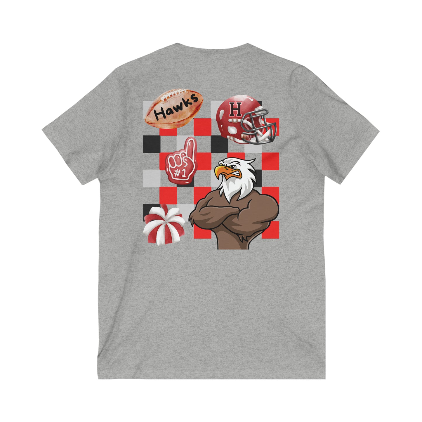 Heath Hawks Fun Women's V Neck