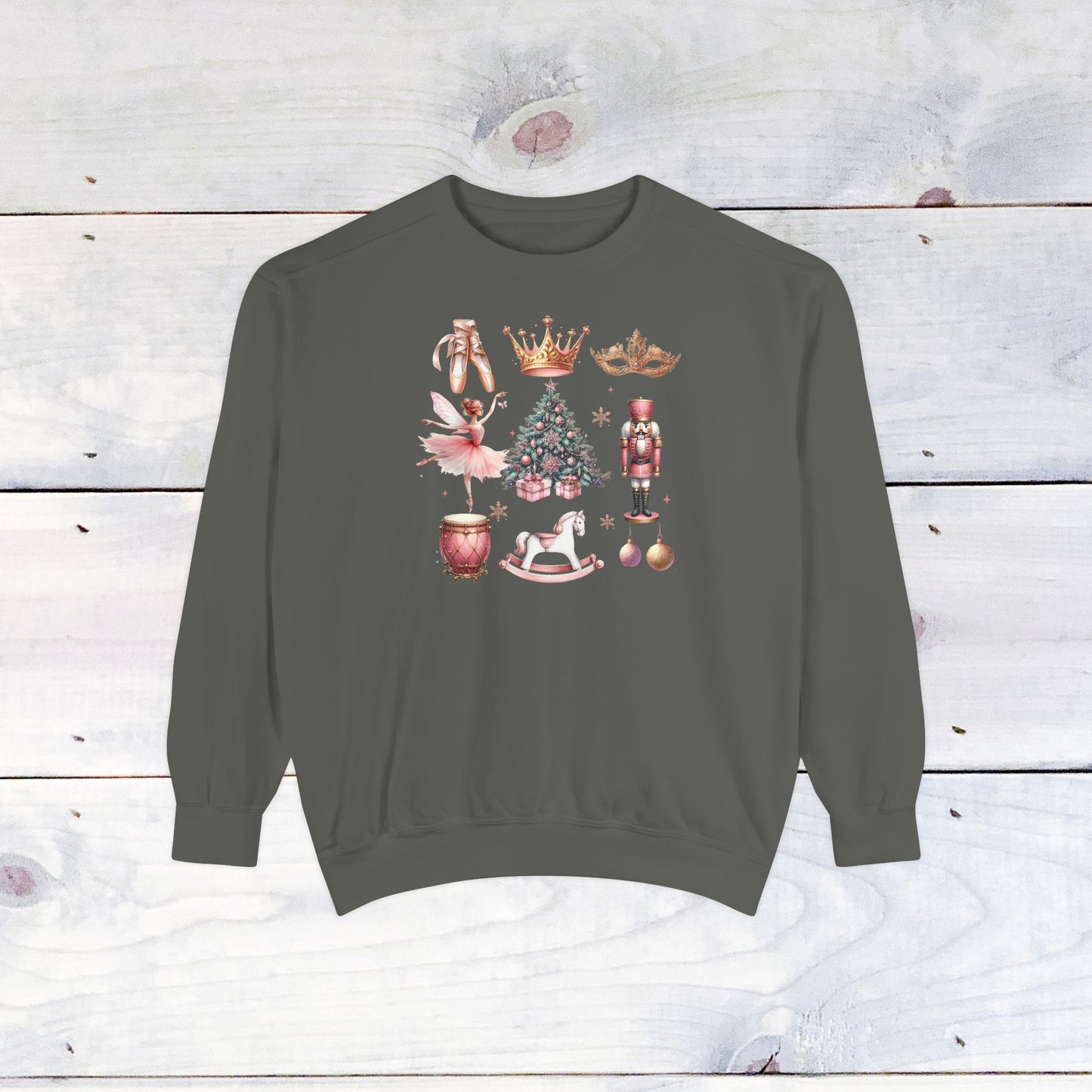 The Nutcracker Grid Comfort Colors Sweater