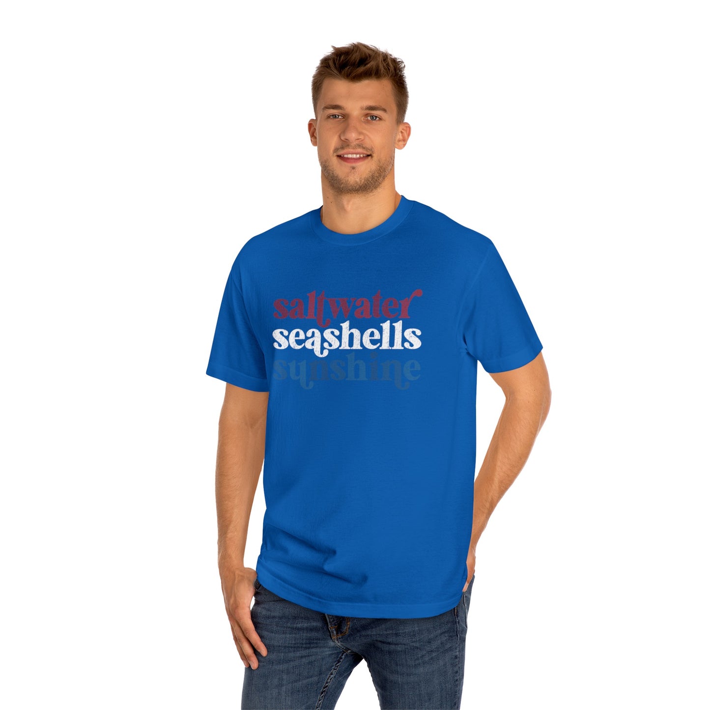 Saltwater, Seashells, Sunshine RWB T-Shirt