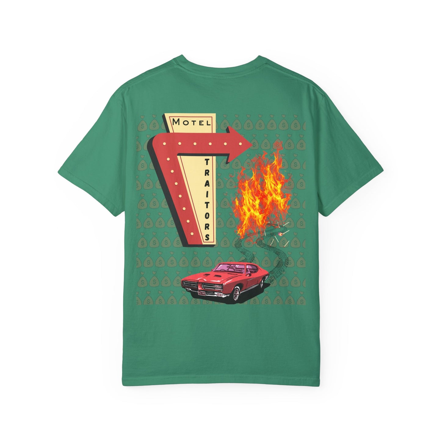 Motel Traitors - Taylor Swift Comfort Colors Shirt - Main Graphic on back