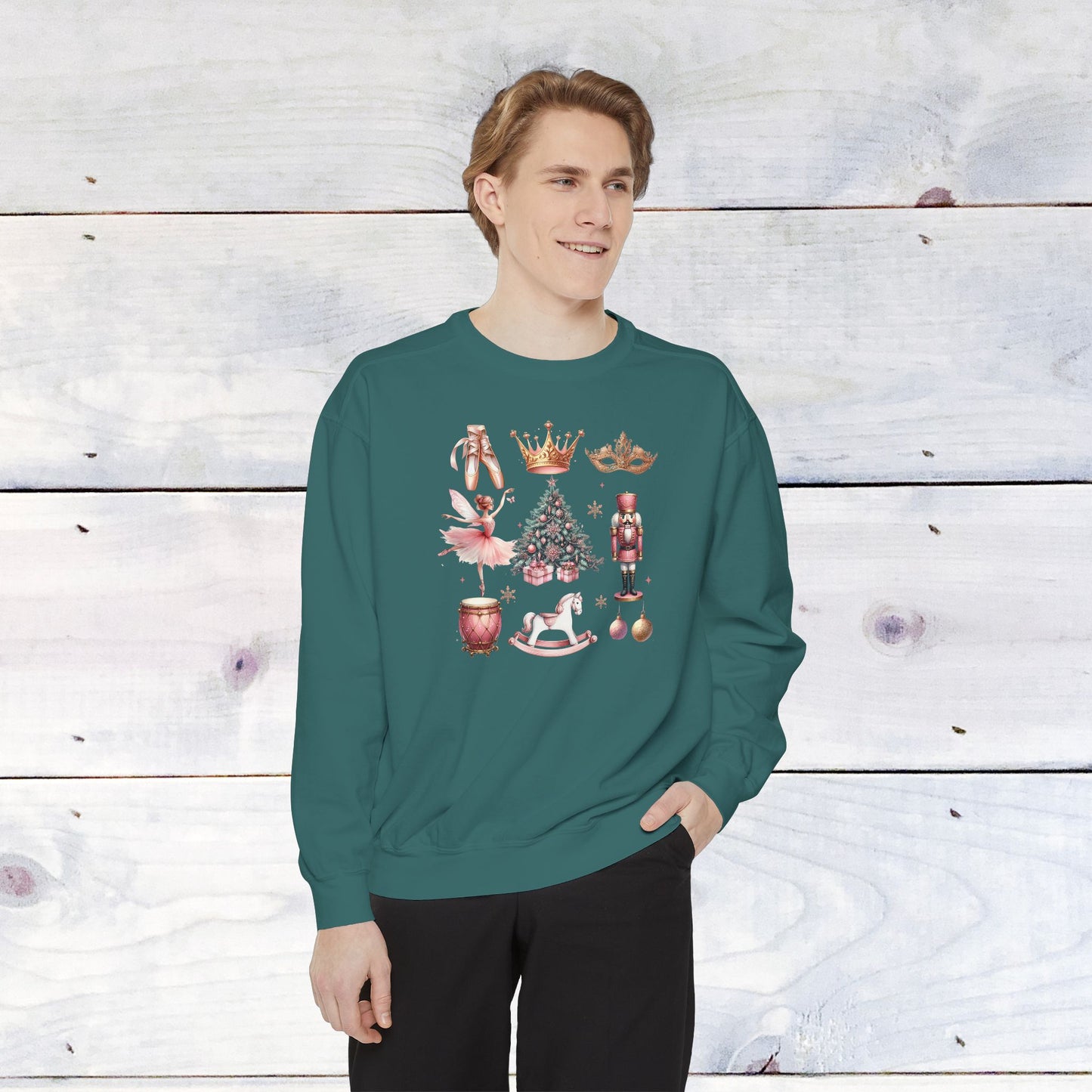 The Nutcracker Grid Comfort Colors Sweater