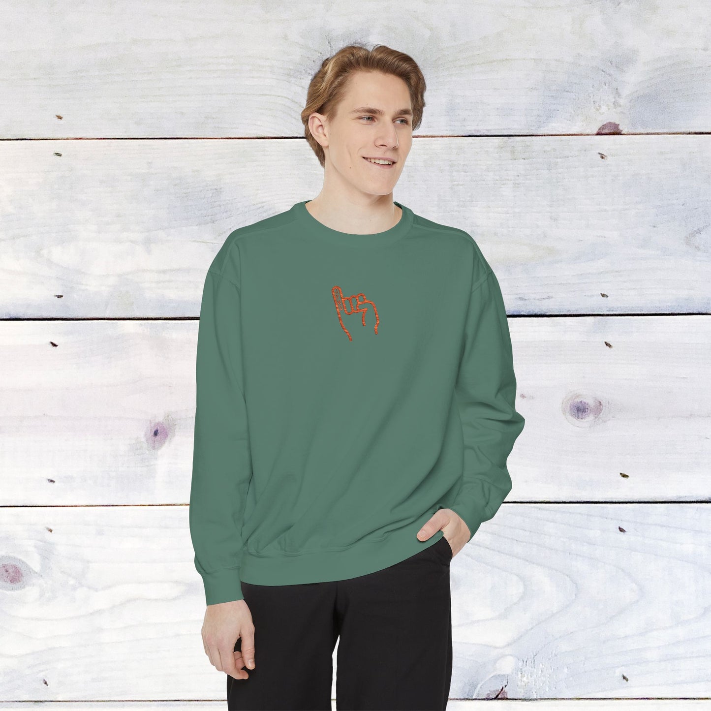 JFND Stingers Up Embroidery Unisex Comfort Colors Sweater