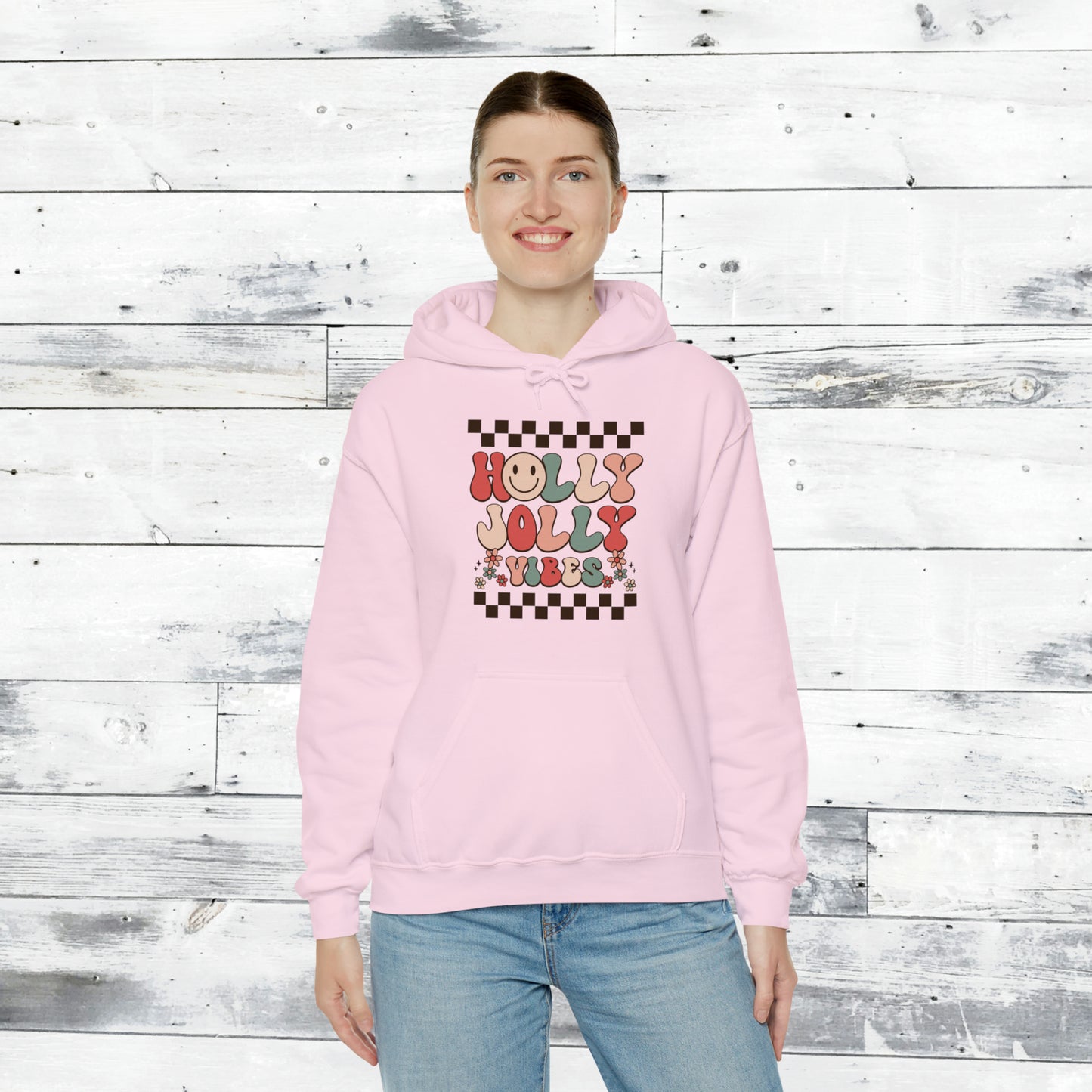 Holly Jolly Vibes Hoodie