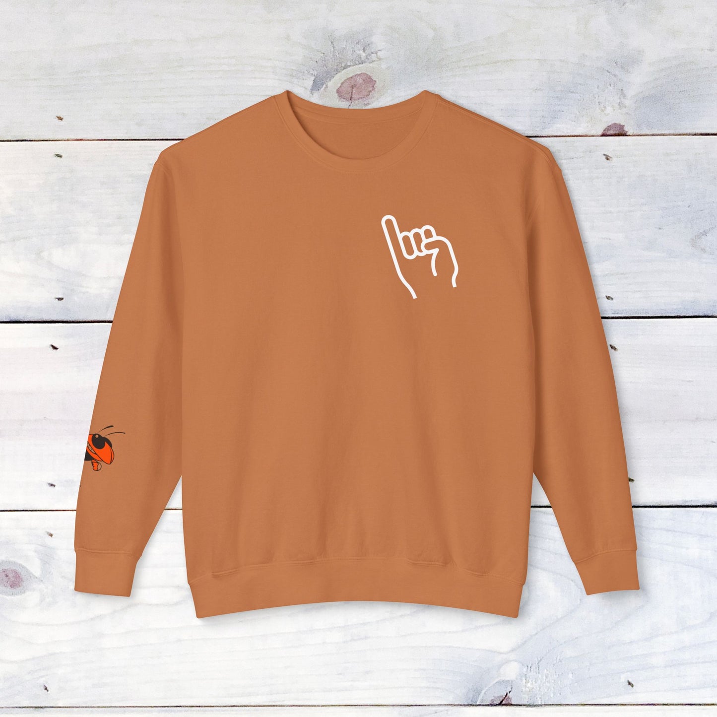 Fun Rockwall Fighting Jacket Lower Sleeve - Comfort Colors Sweater
