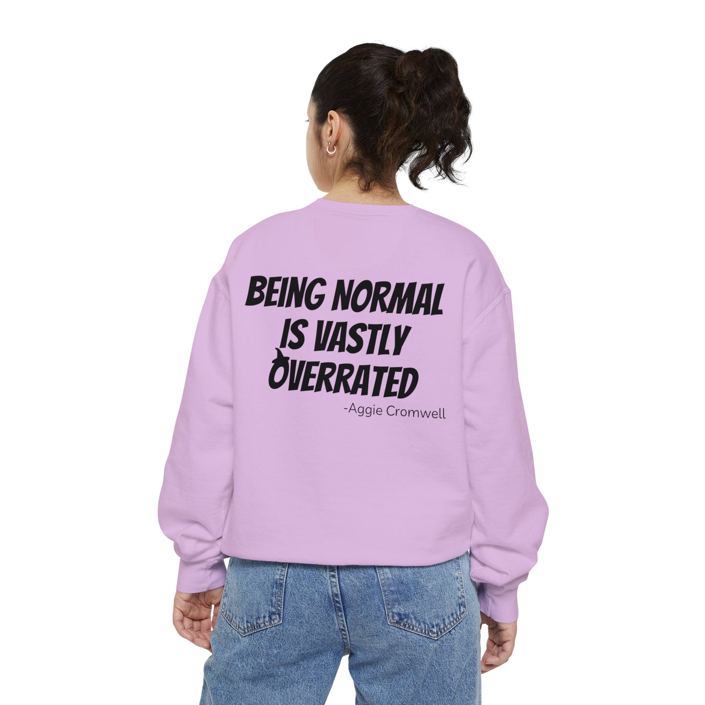 Skull Front, Vastly Overrated Back - Comfort Colors Pullover - Multi Color Options