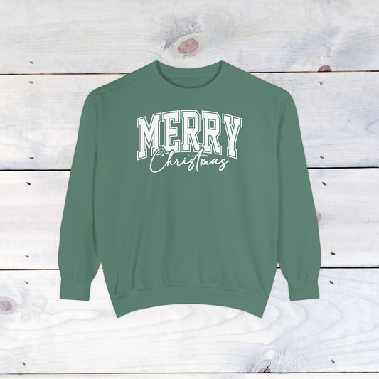 Merry Christmas Comfort Colors Sweater