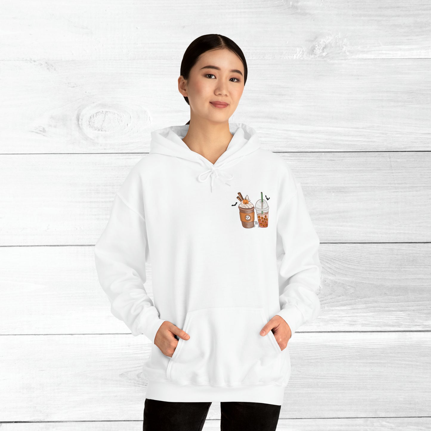 Halloween Coffee Hoodie - Hocus Pocus I need Coffee to Focus Back