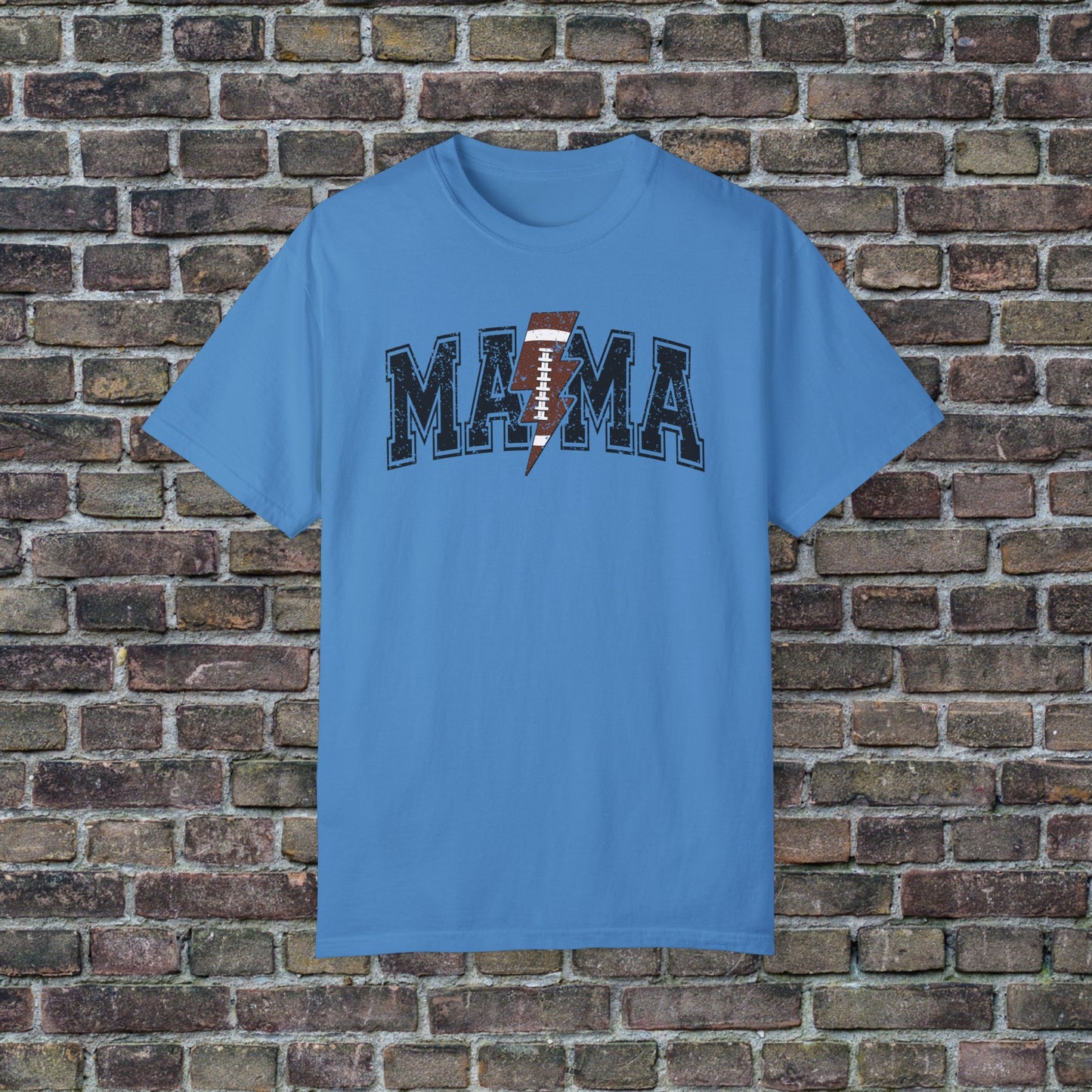 Football Mama Bolt Comfort Colors T