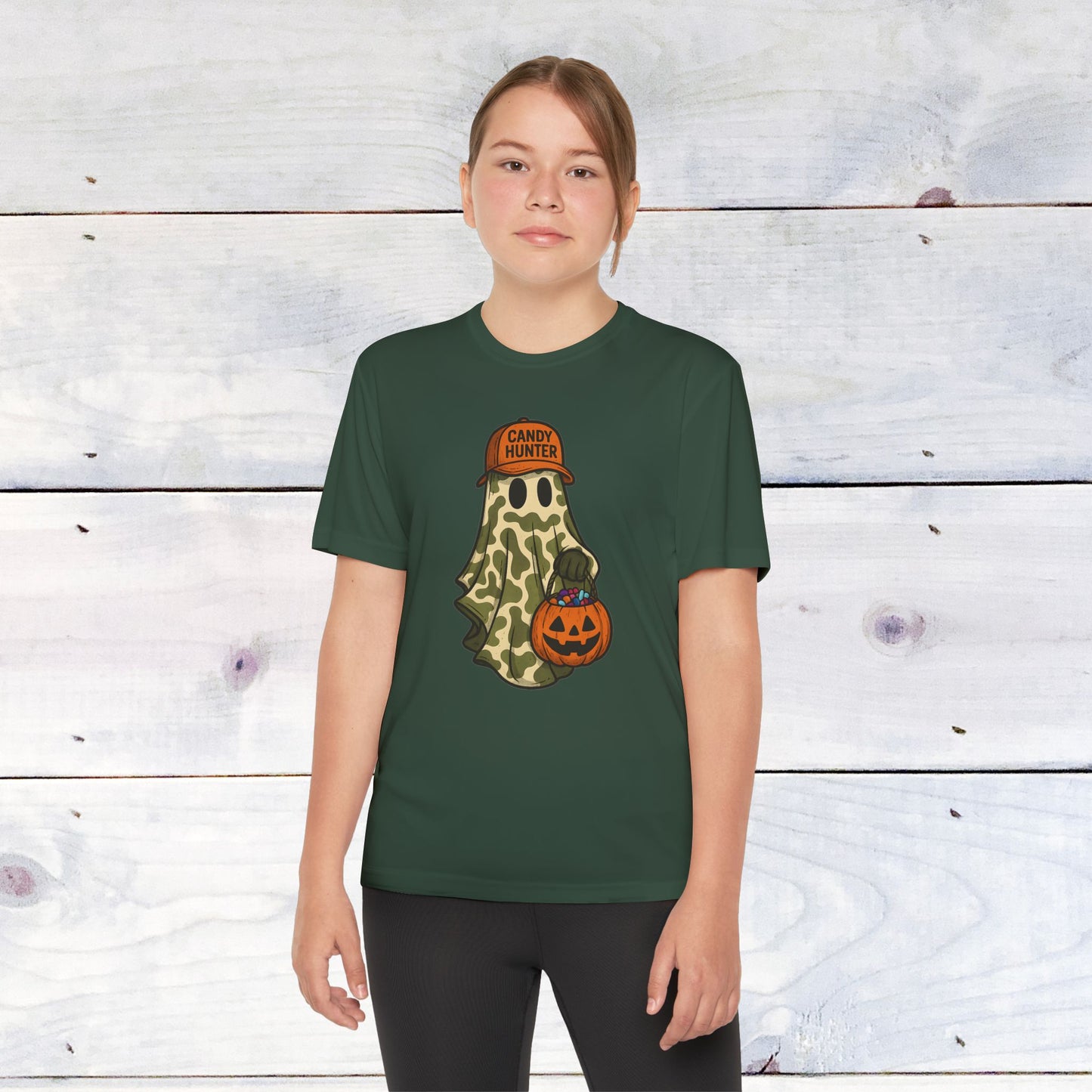 Candy Hunter Youth Sport-Tek Shirt