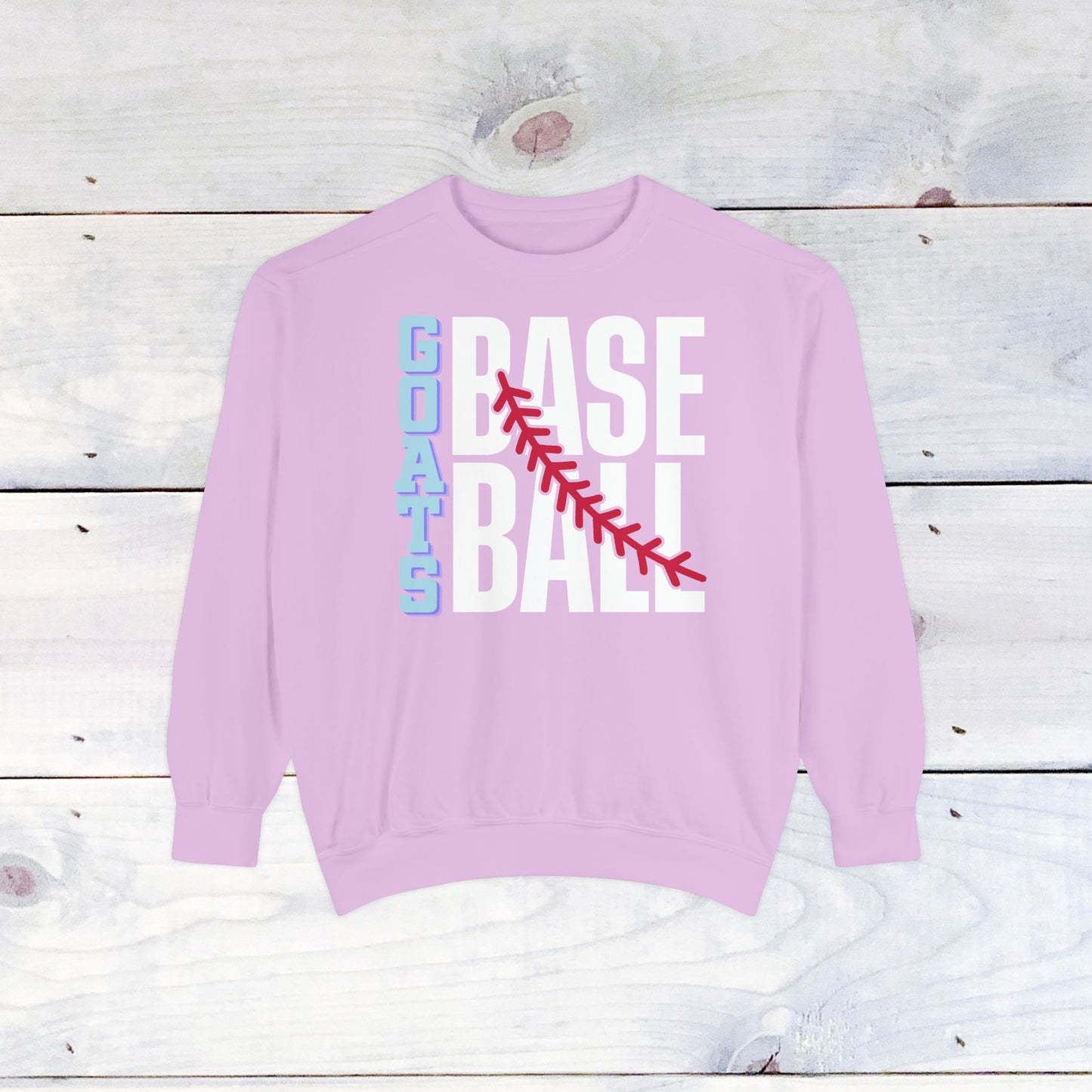 Goats Baseball Comfort Color Sweatshirt