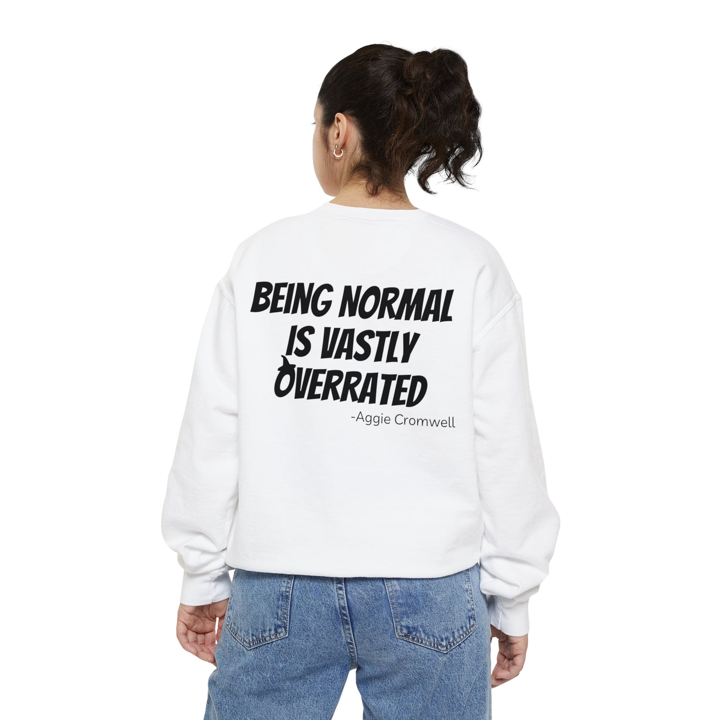 Skull Front, Vastly Overrated Back - Comfort Colors Pullover - Multi Color Options