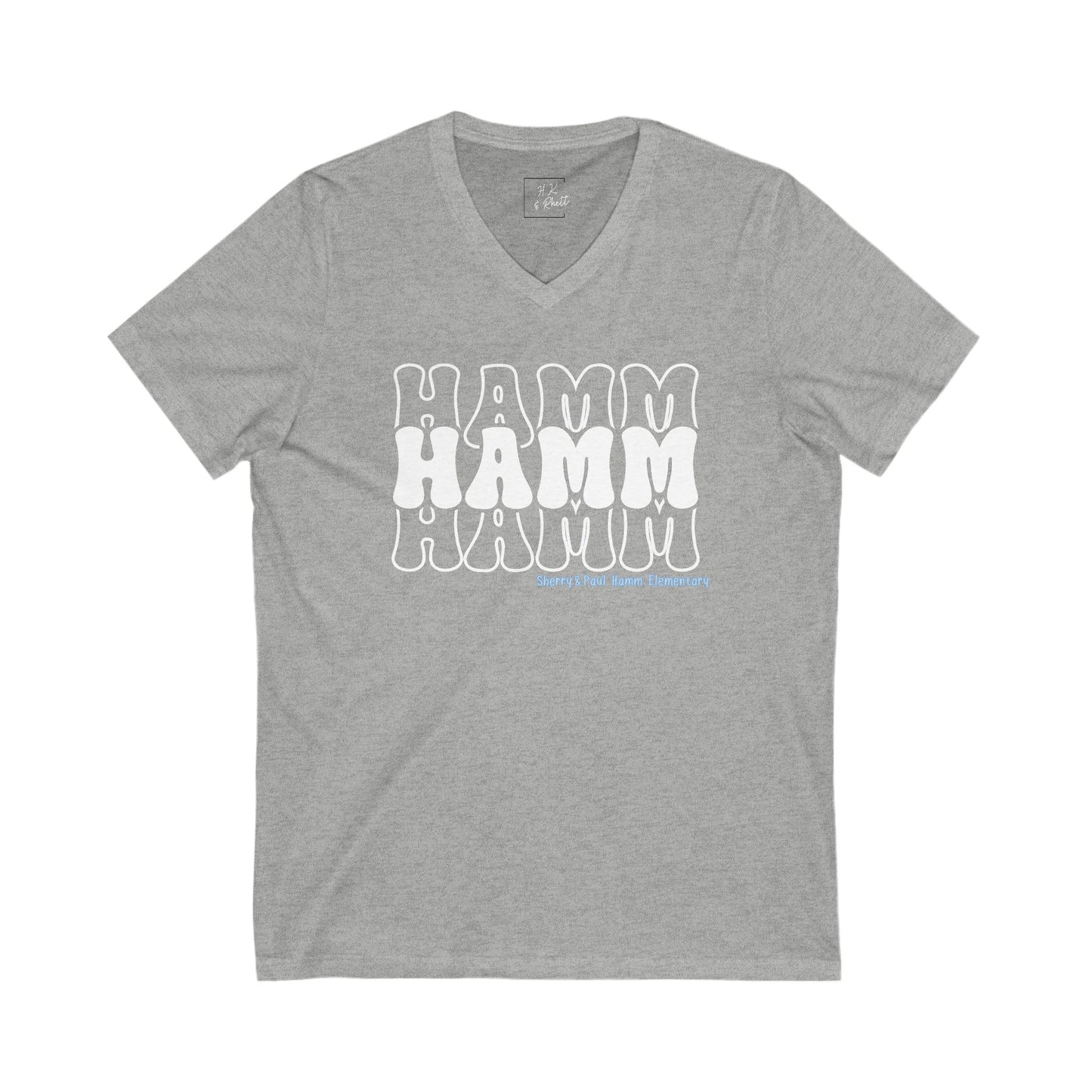 HAMM repeat Unisex V-Neck Tee
