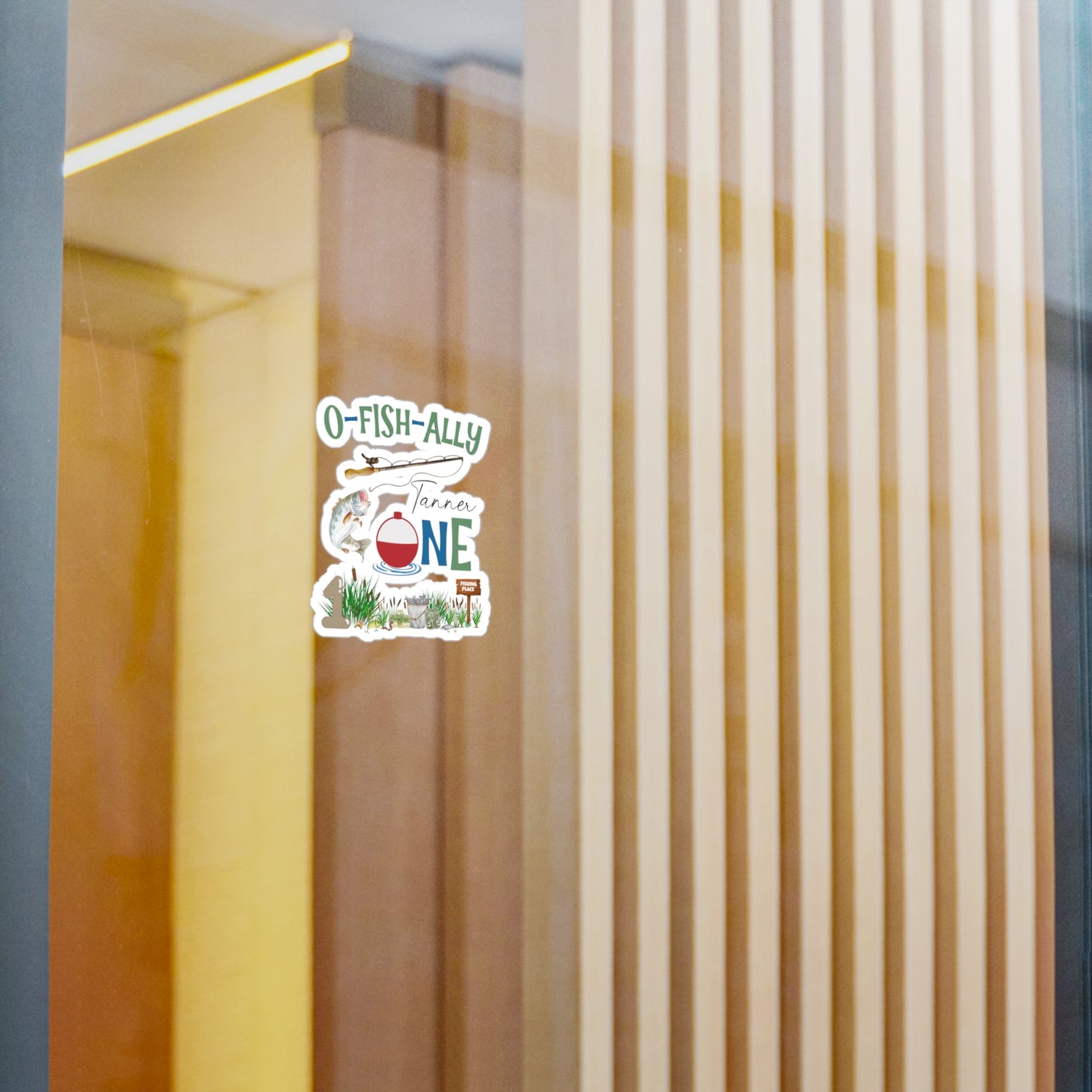 Cutsom - O-Fish-Ally Decal for First Birthday