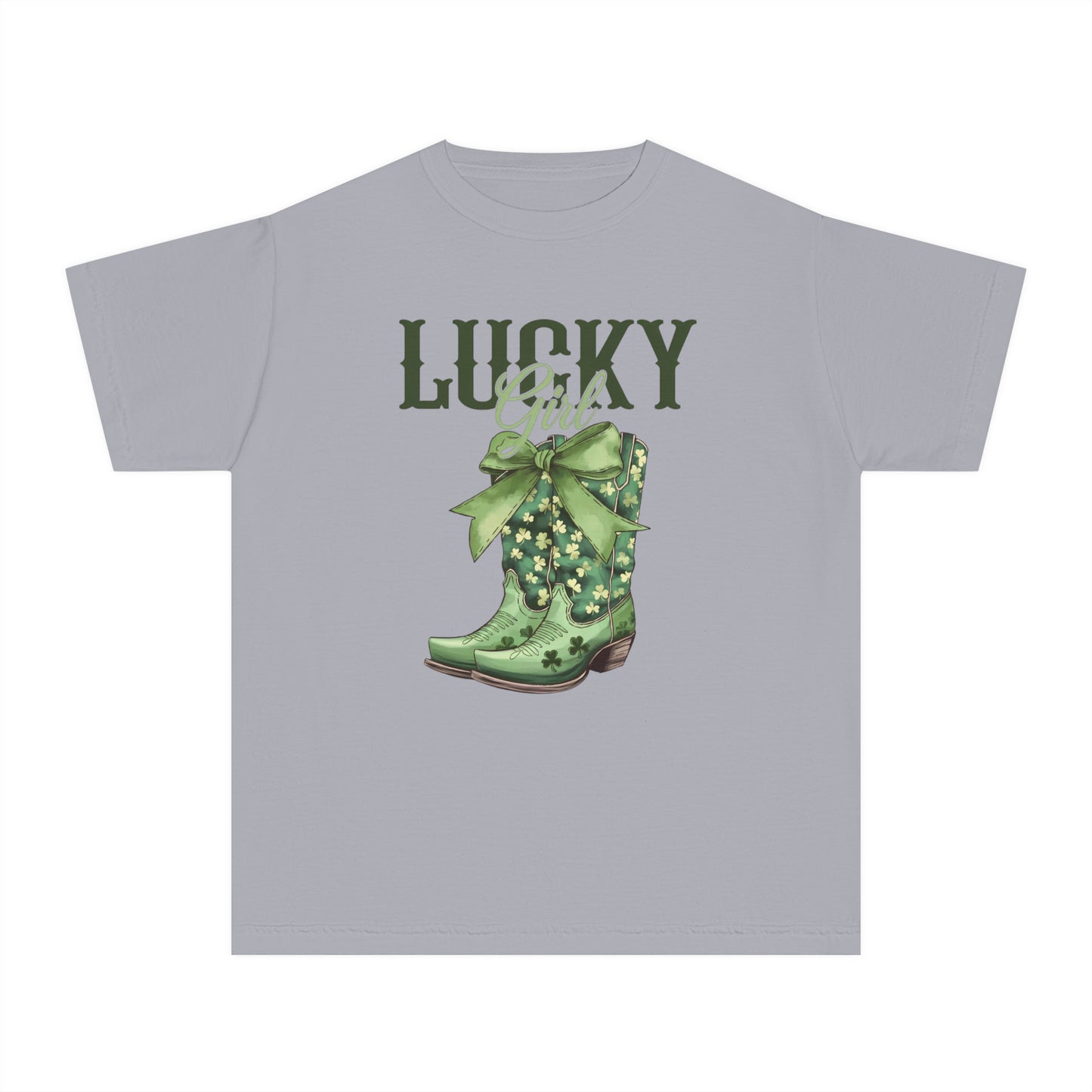 Lucky Girl Youth Comfort Colors Tee