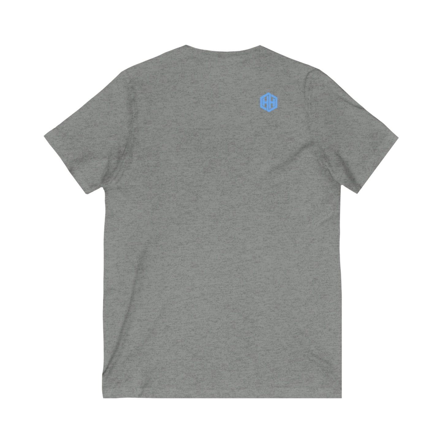 Hamm Repeat Unisex V-Neck Tee, mini logo on back
