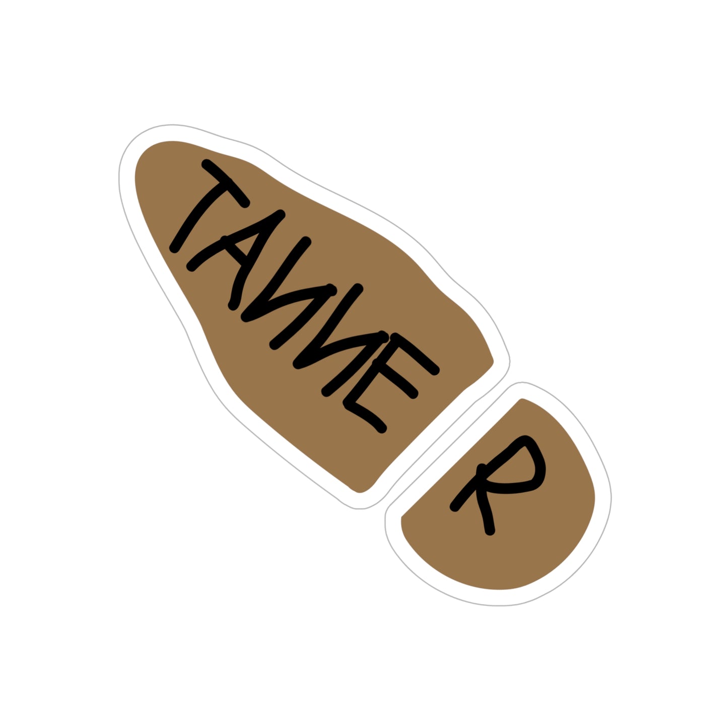 Tanner 6"x6" Die-Cut Outdoor Sticker- Woody