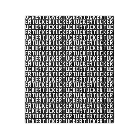 Custom Tucket Blanket Black 1