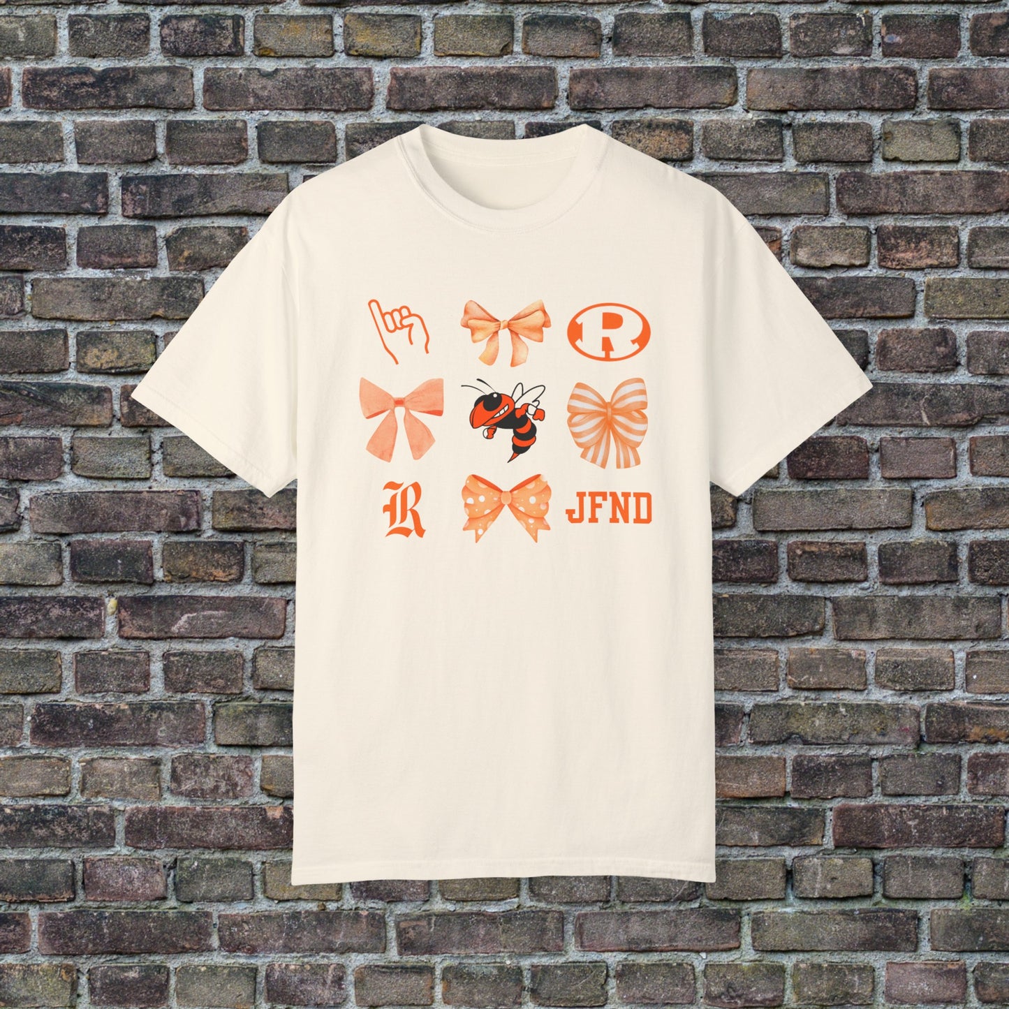 Rockwal Yellowjacket Bow Comfort Colors T