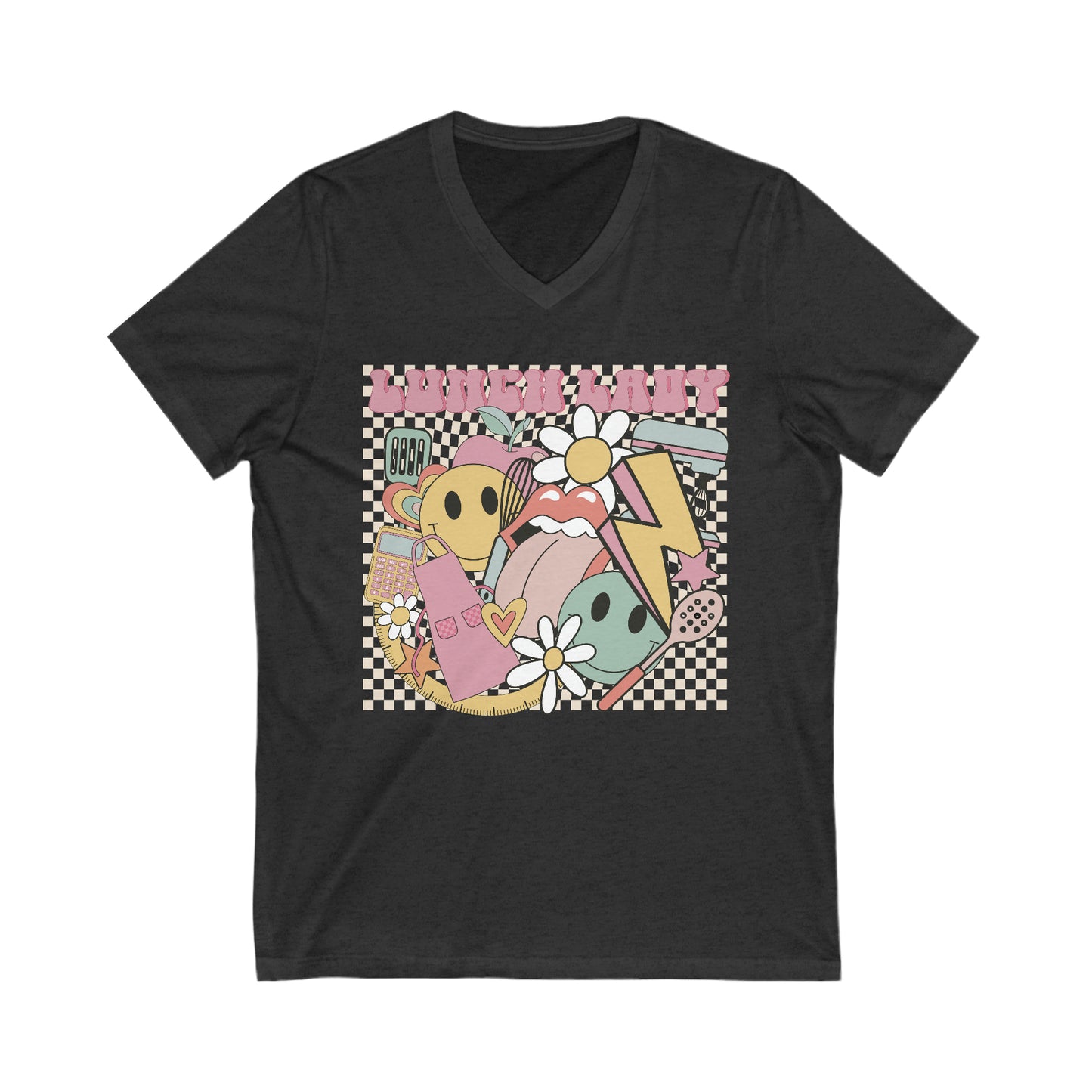 Lunch Lady Unisex V-Neck Tee