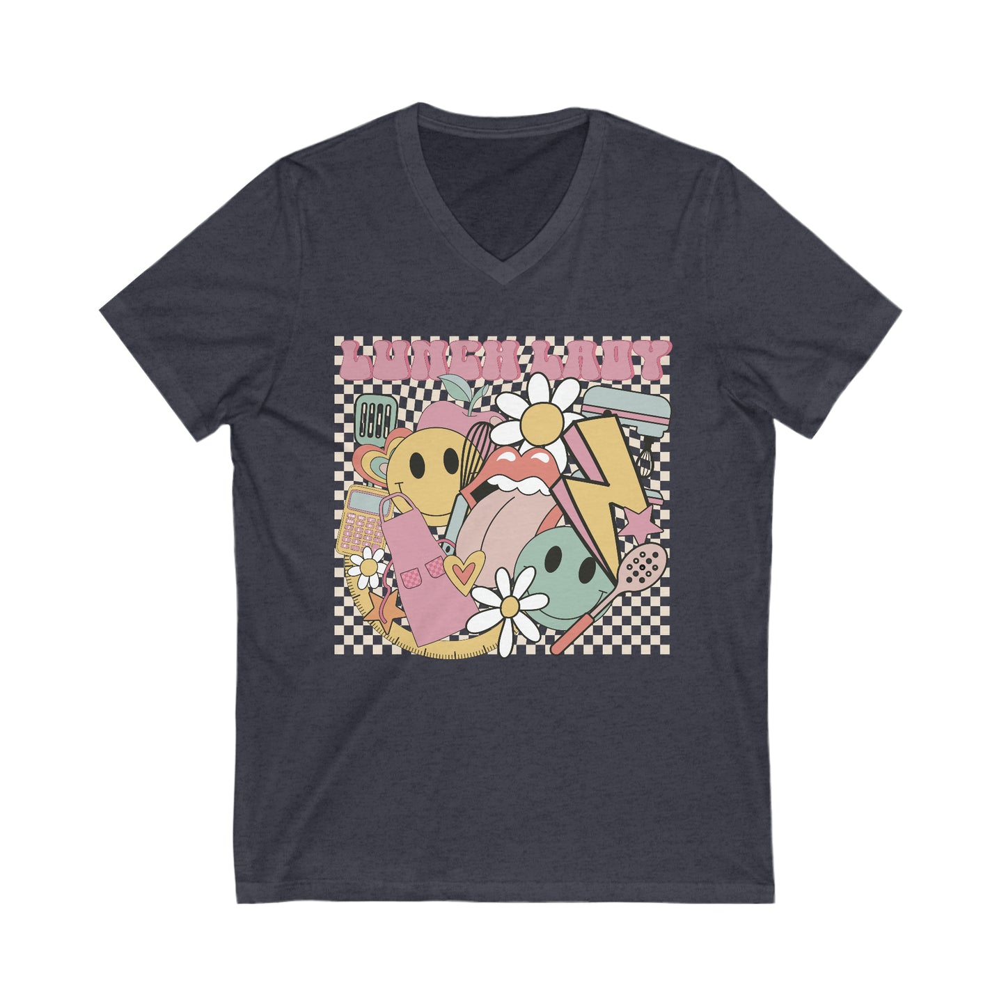 Lunch Lady Unisex V-Neck Tee