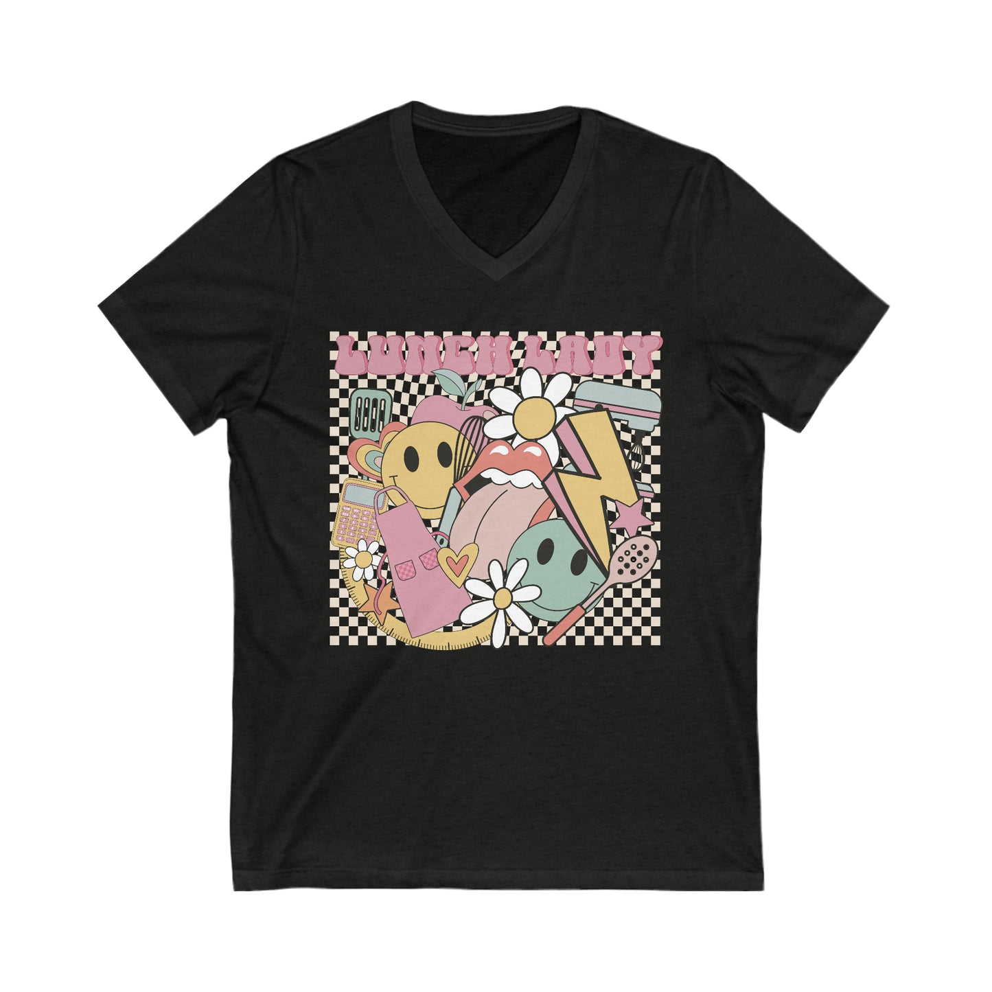 Lunch Lady Unisex V-Neck Tee