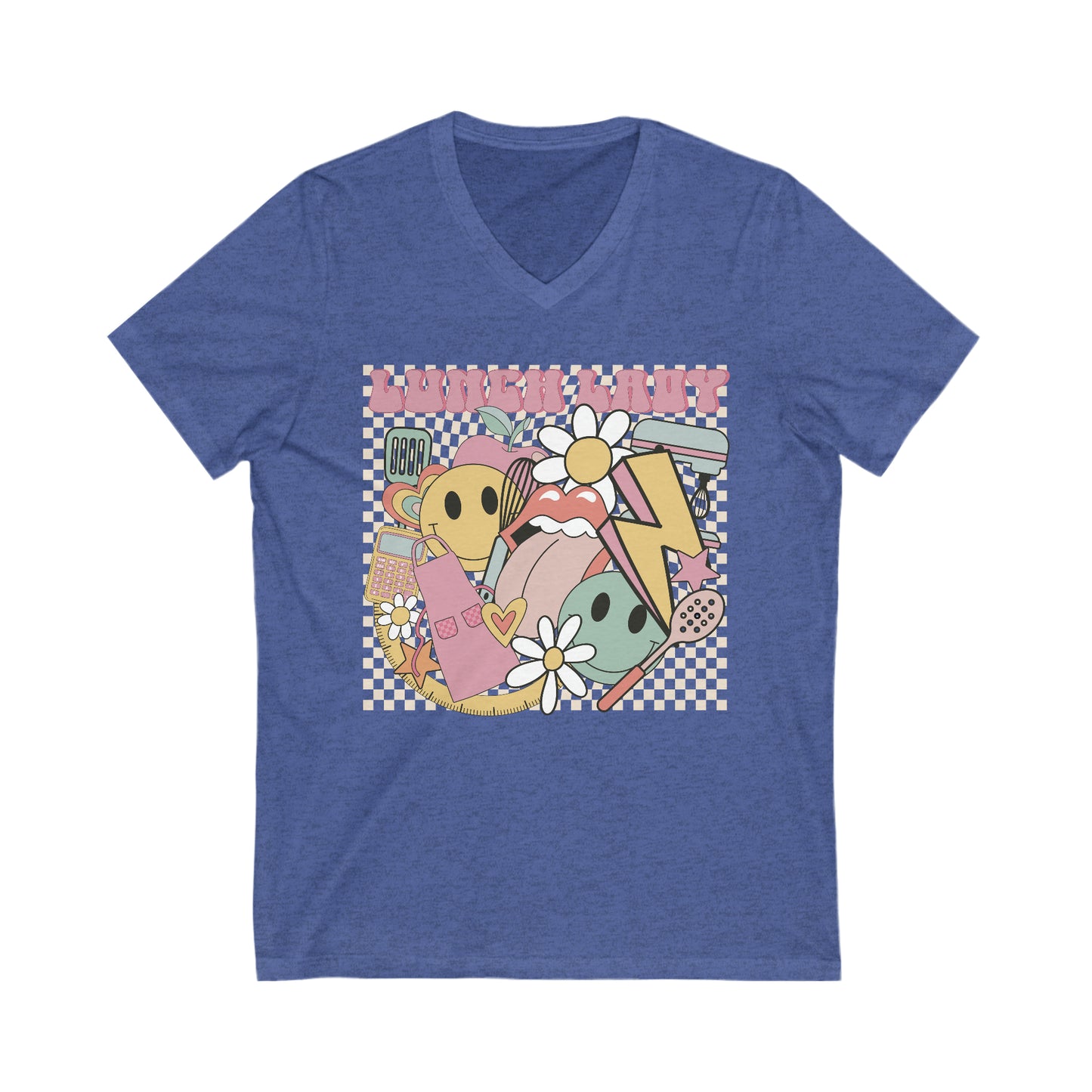 Lunch Lady Unisex V-Neck Tee