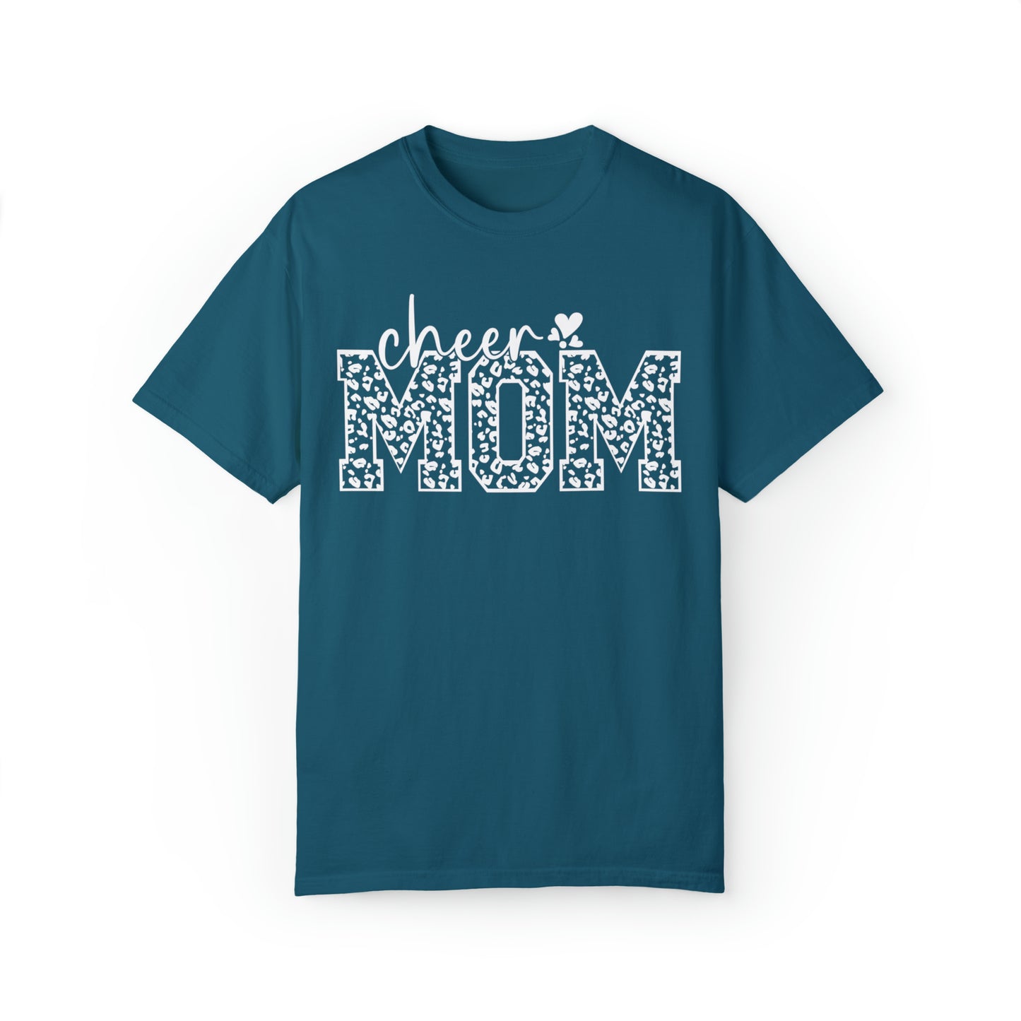 Cheetah Cheer Mom - Comfort Colors T