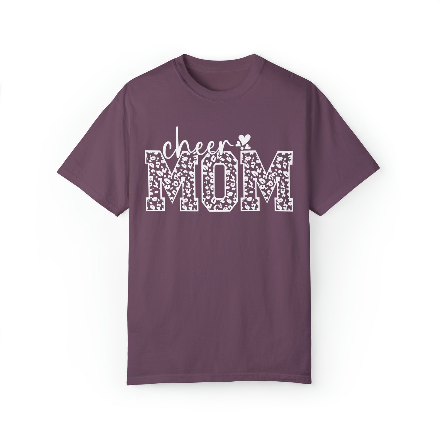 Cheetah Cheer Mom - Comfort Colors T
