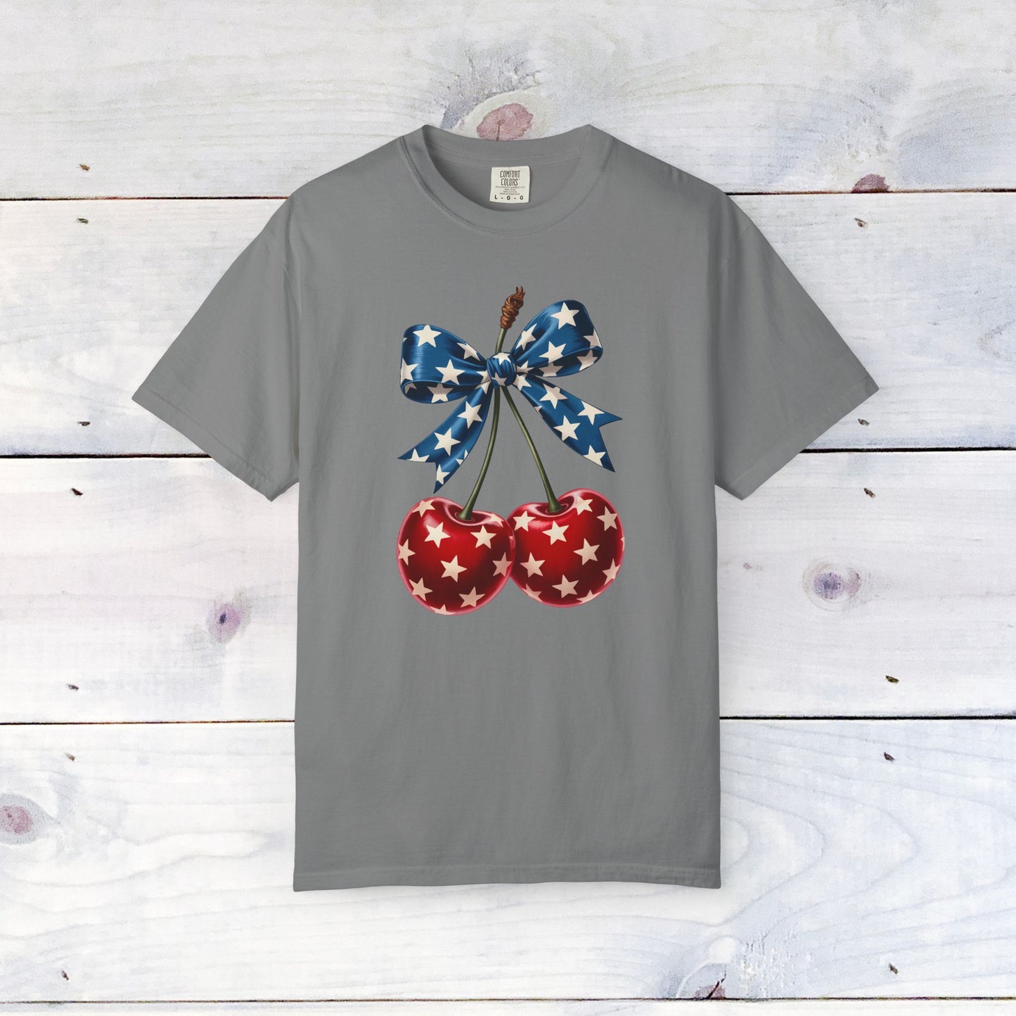 Freedom Cherries Comfort Colors Unisex Shirt