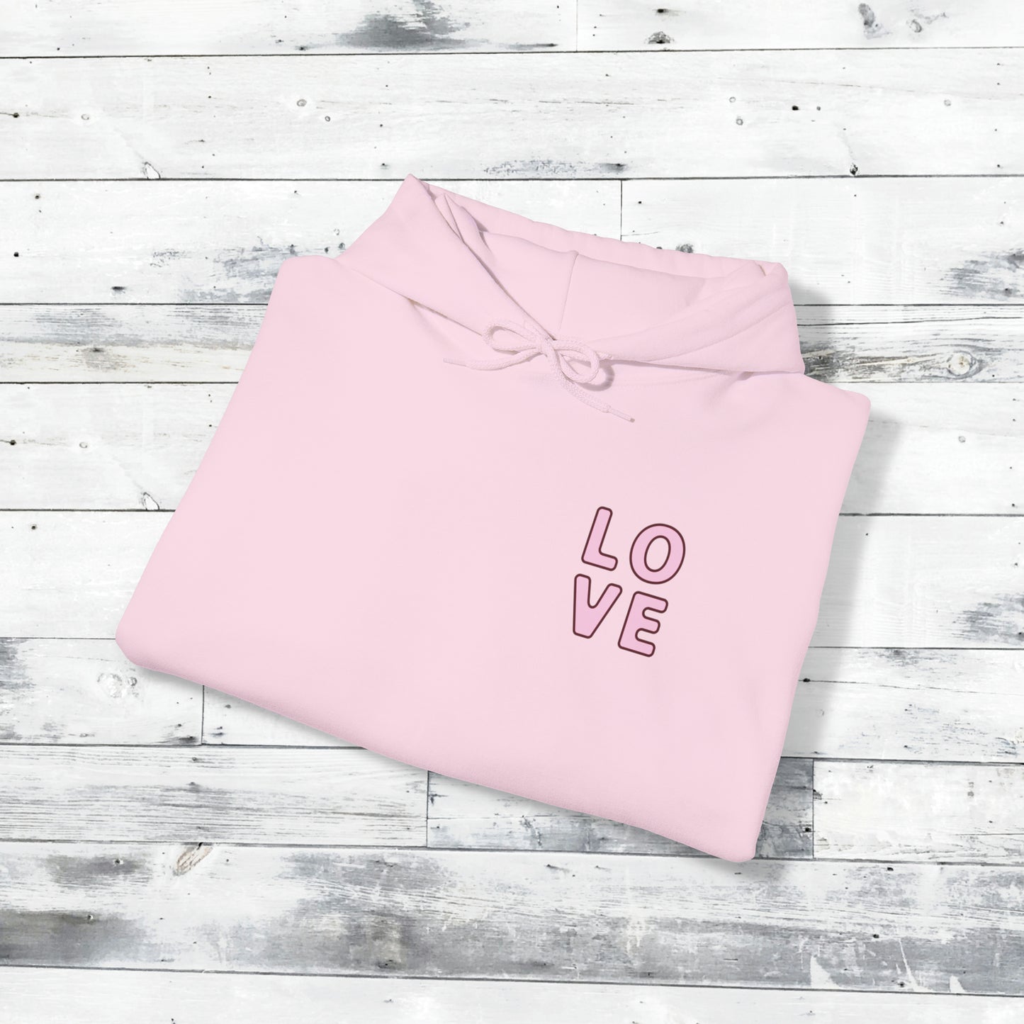 Valentines LOVE Hoodie - XOXO right cuff