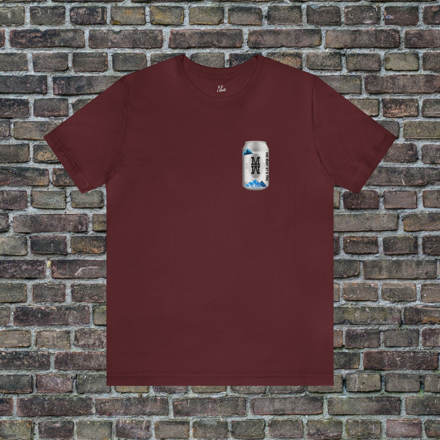 Wallen Tour Shirt - Beer Can Front, Country A$$ Sh*t Back  Unisex T-shirt, White Text