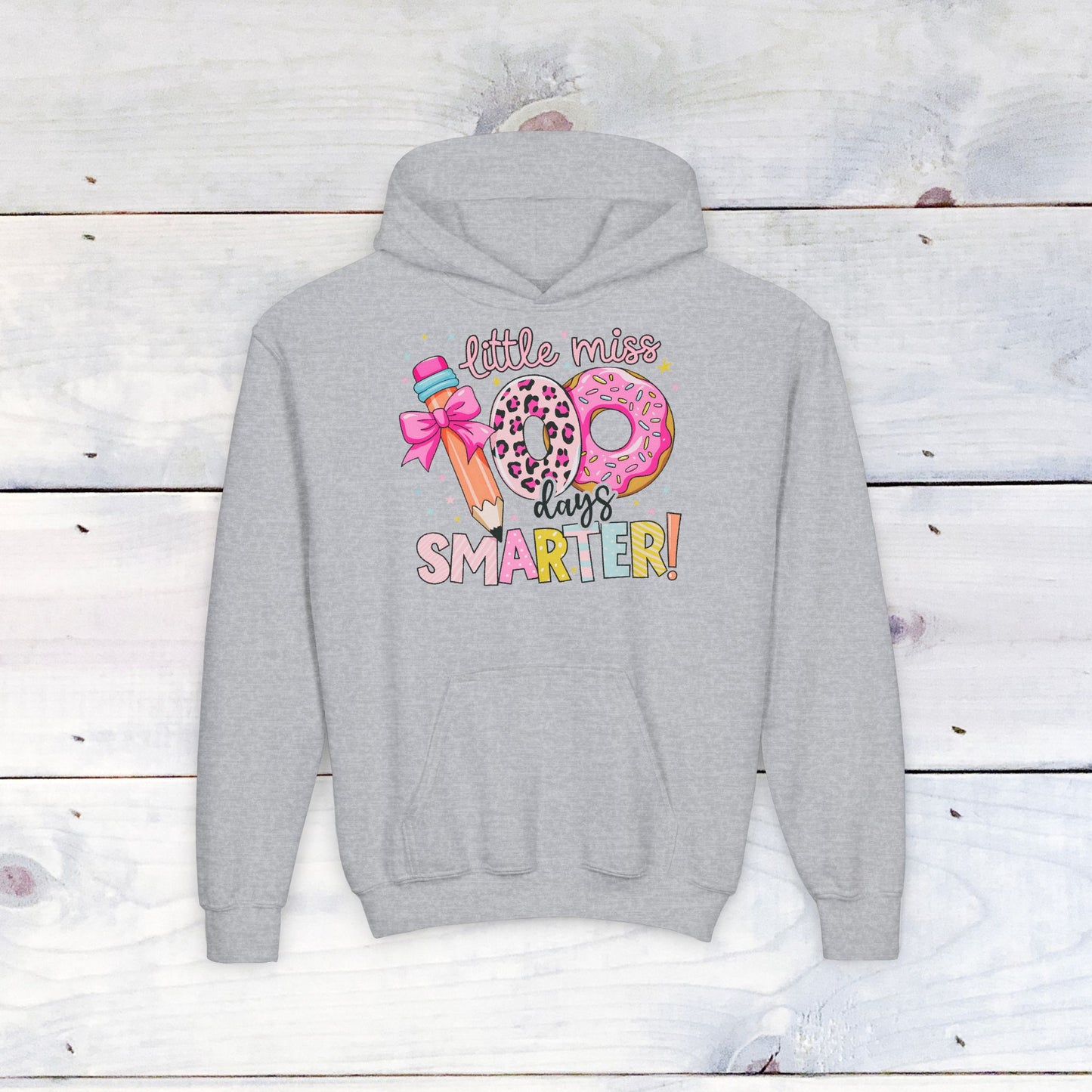 Youth Little Miss 100 Days Smarter Sweatshirt