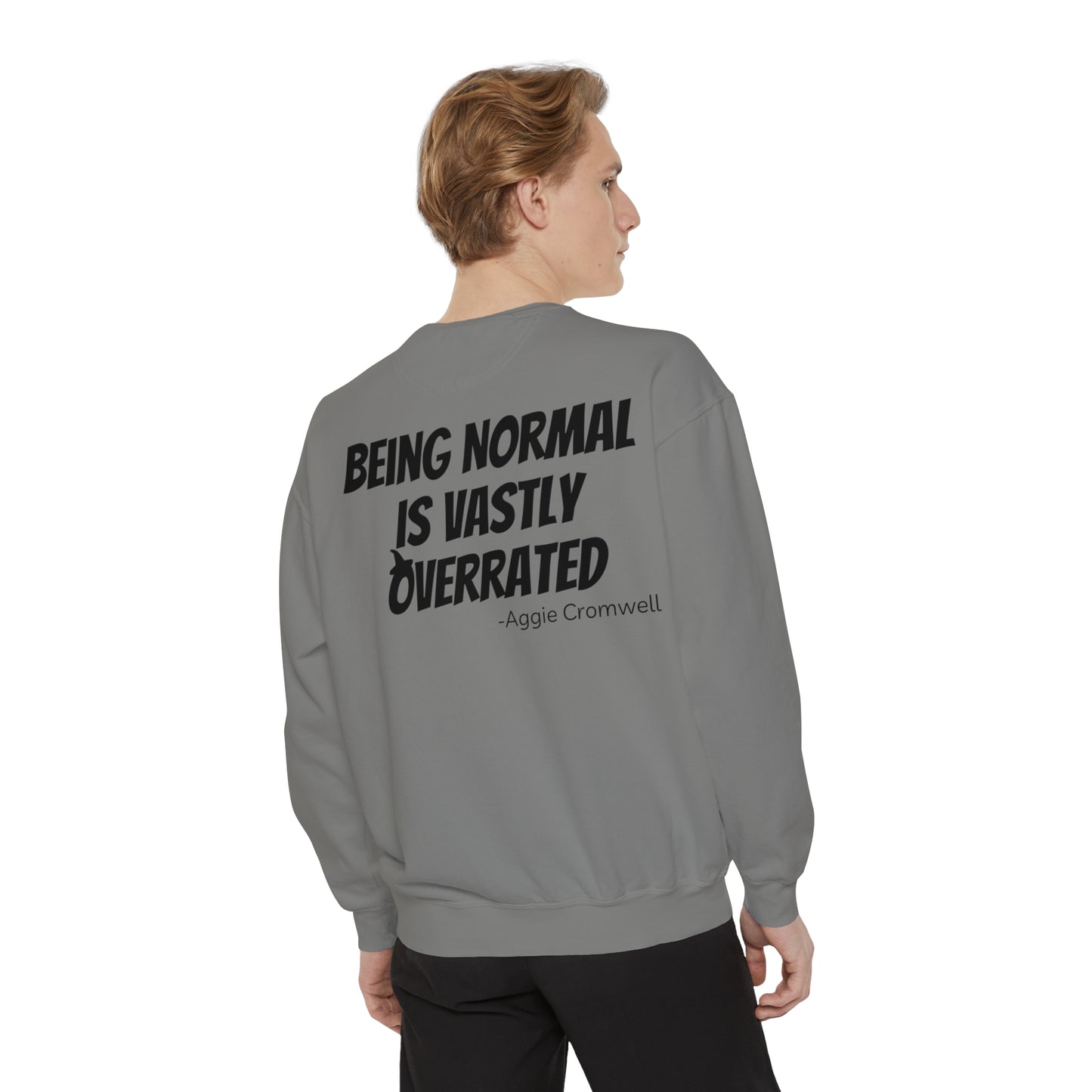 Skull Front, Vastly Overrated Back - Comfort Colors Pullover - Multi Color Options
