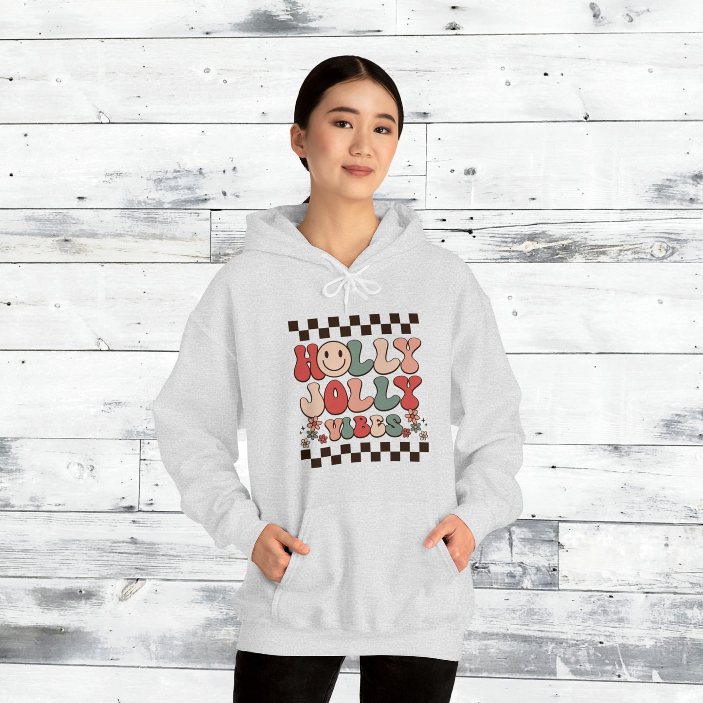 Holly Jolly Vibes Hoodie