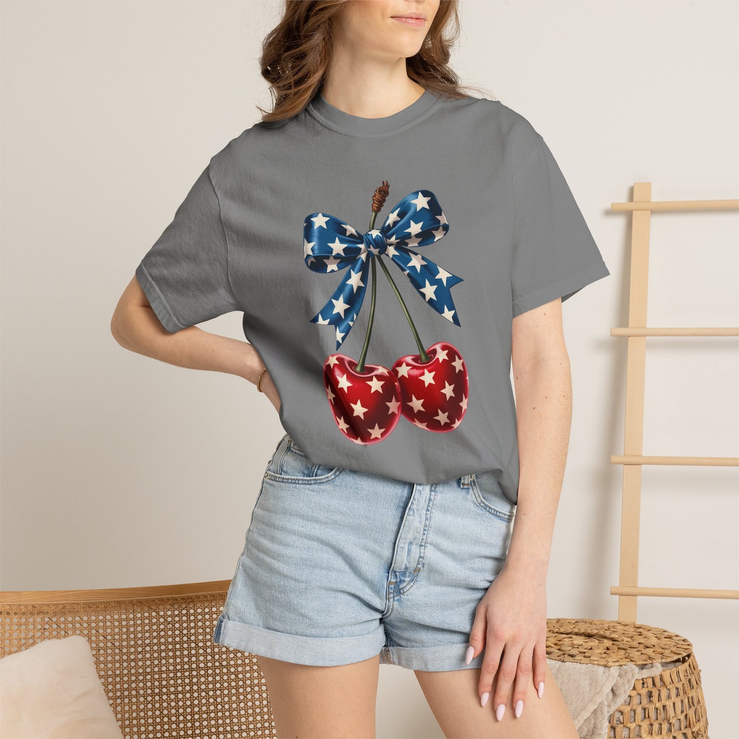 Freedom Cherries Comfort Colors Unisex Shirt