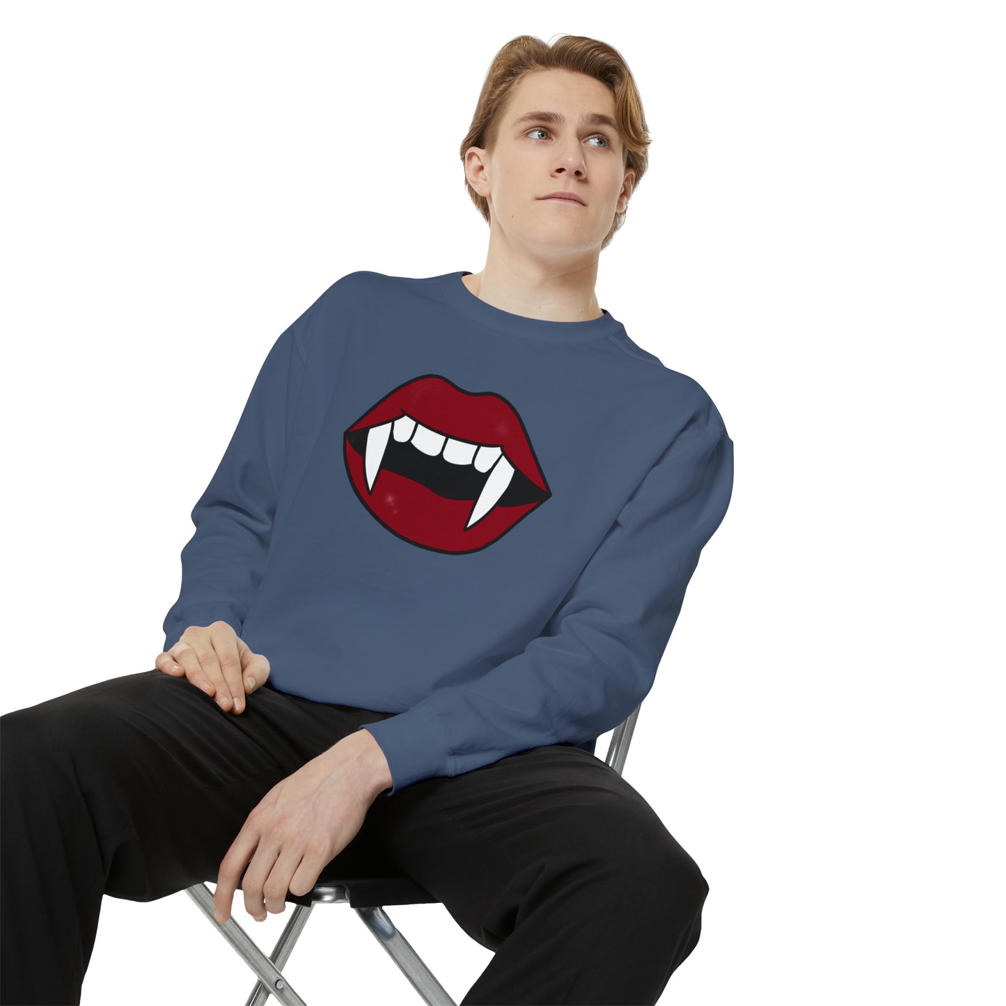 Vampire Fang Comfort Colors Sweater