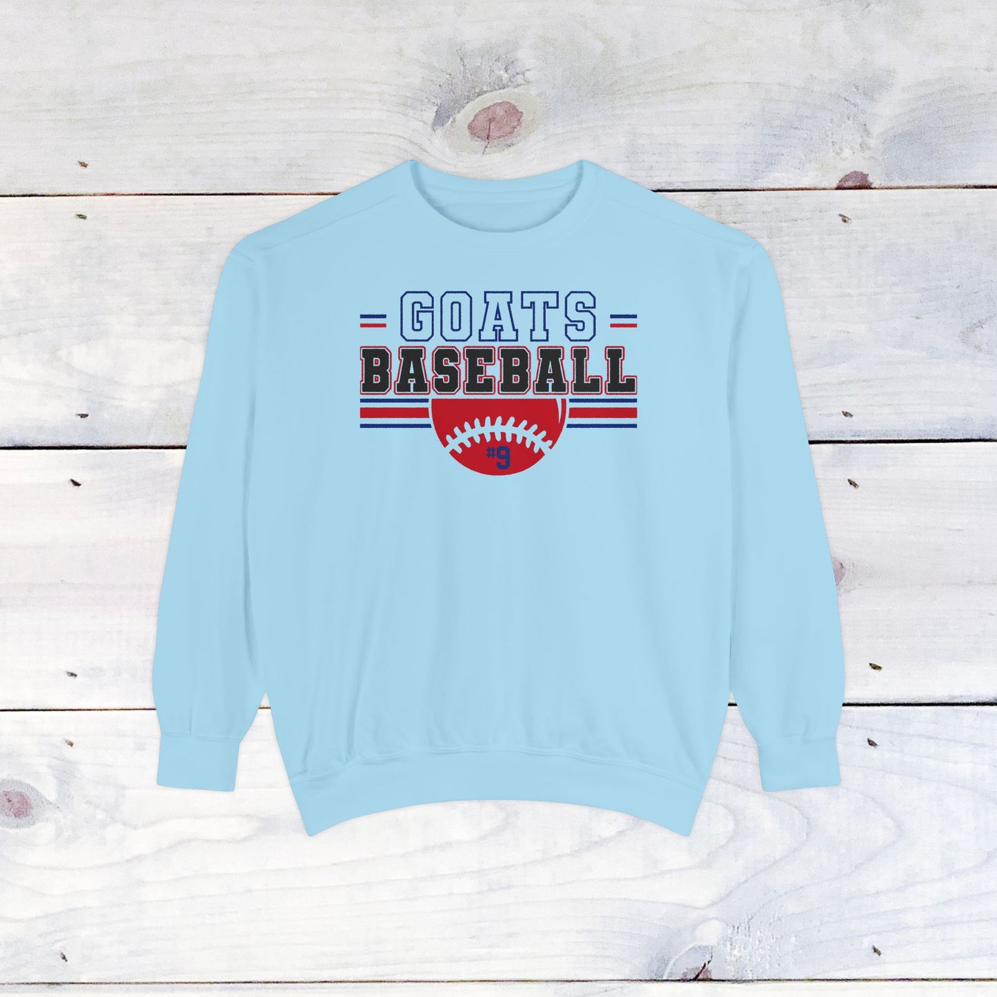 GOATS Baseball Custom Comfort Colors Sweater