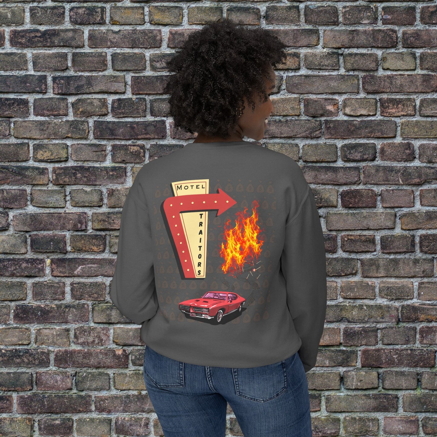 Motel Traitors, Getaway Car - Comfort Colors Sweater