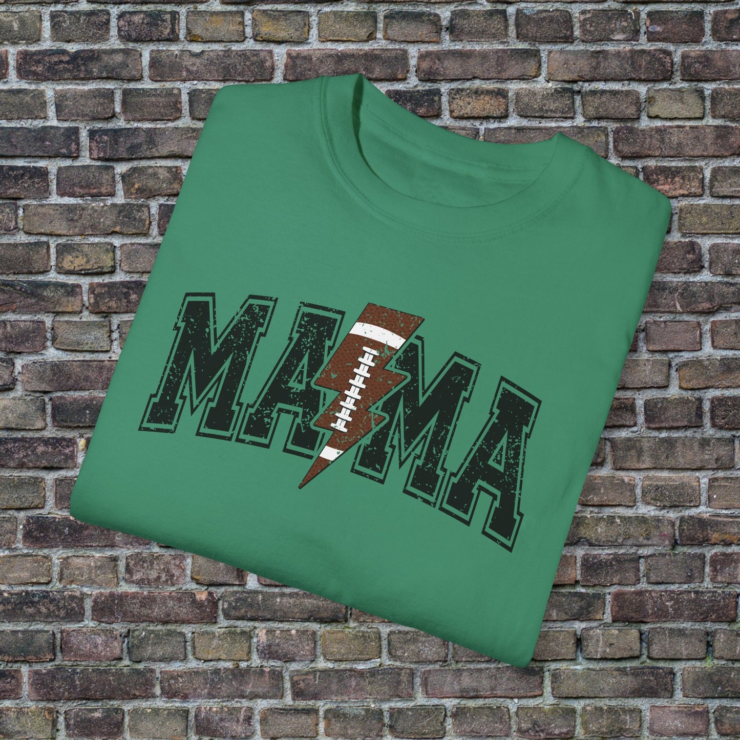Football Mama Bolt Comfort Colors T