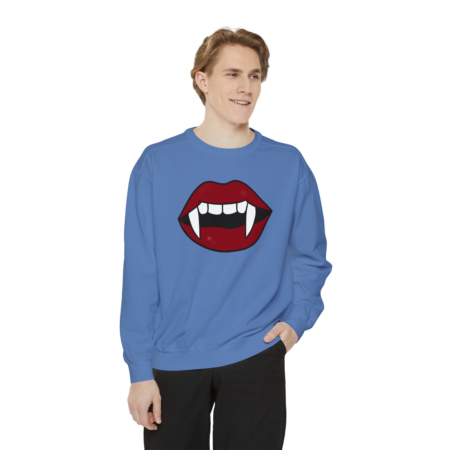 Vampire Fang Comfort Colors Sweater