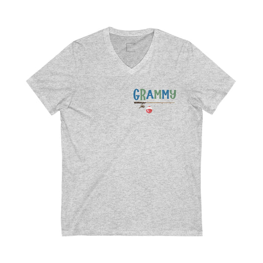 Grammy First Birthday Unisex V Neck Shirt Custom